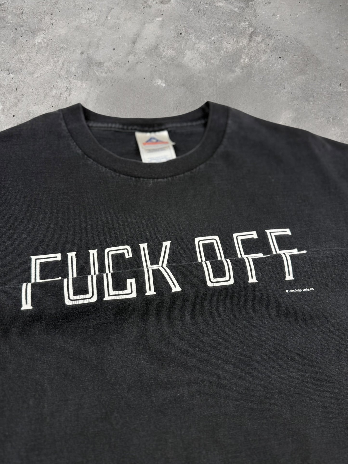 ‘00s F*ck Off Tee Sz. L