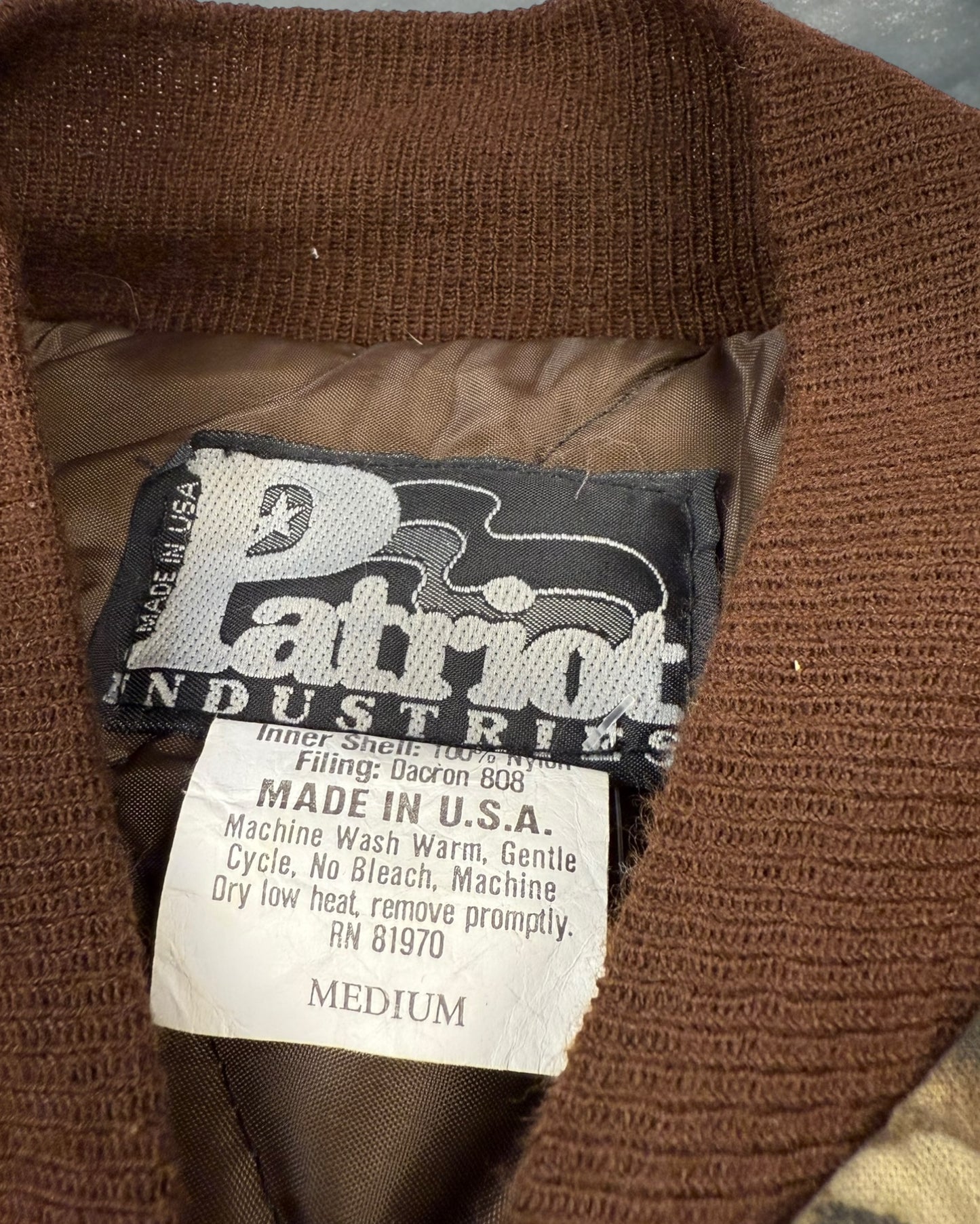 ‘90s Real Tree Camo Patriot Jacket Sz. M