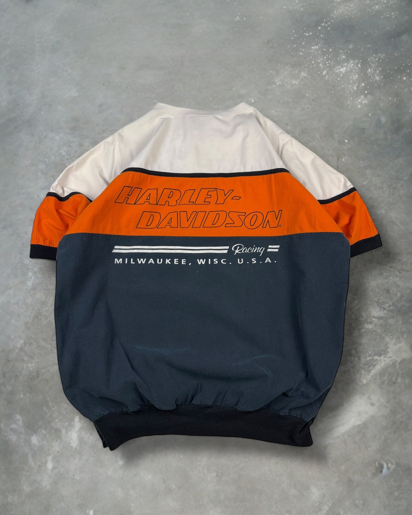 ‘90s Harley Davidson Button Tee Sz. XL