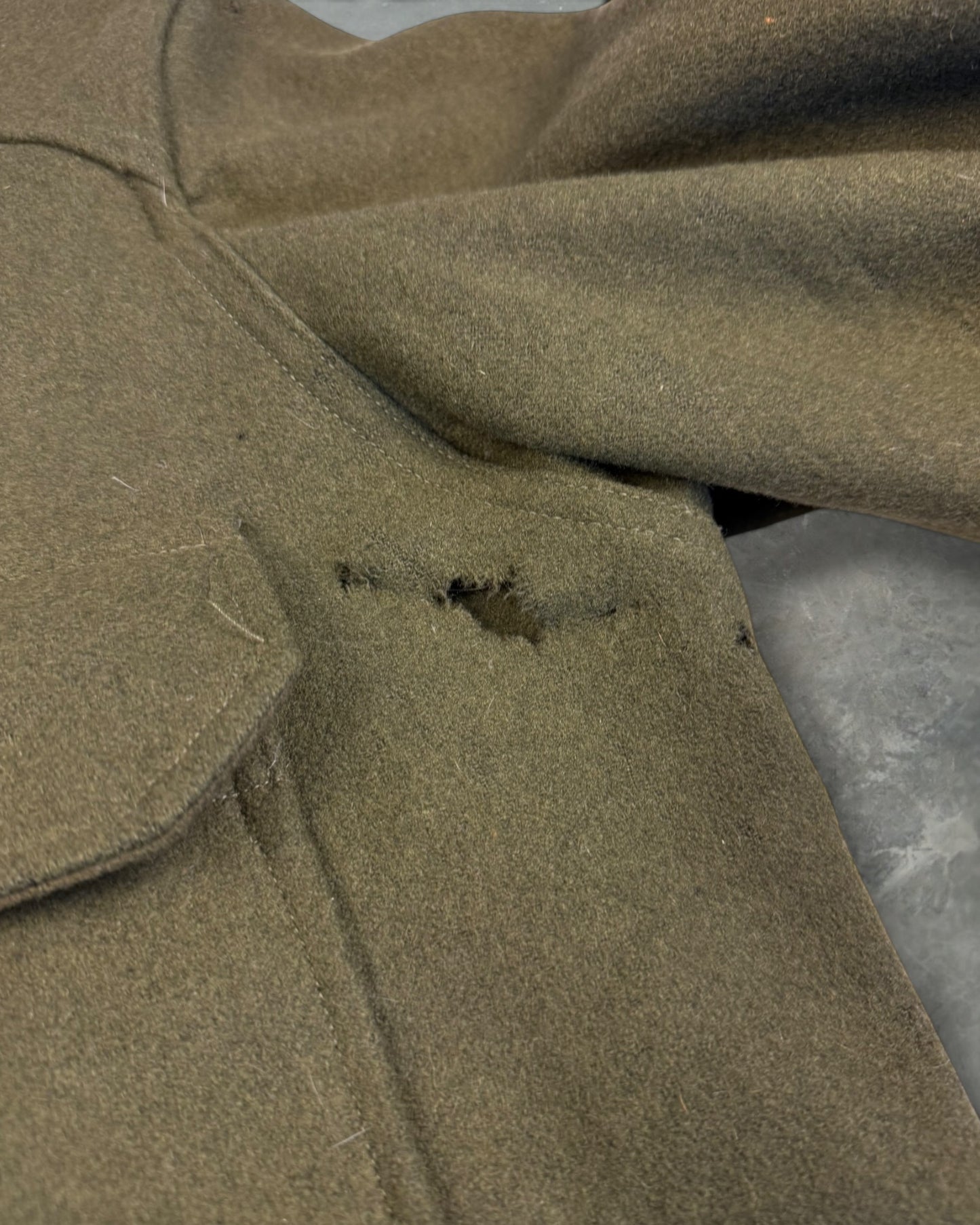 ‘50s Wool Type 2 Military OG-108 Field Flannel Sz. M