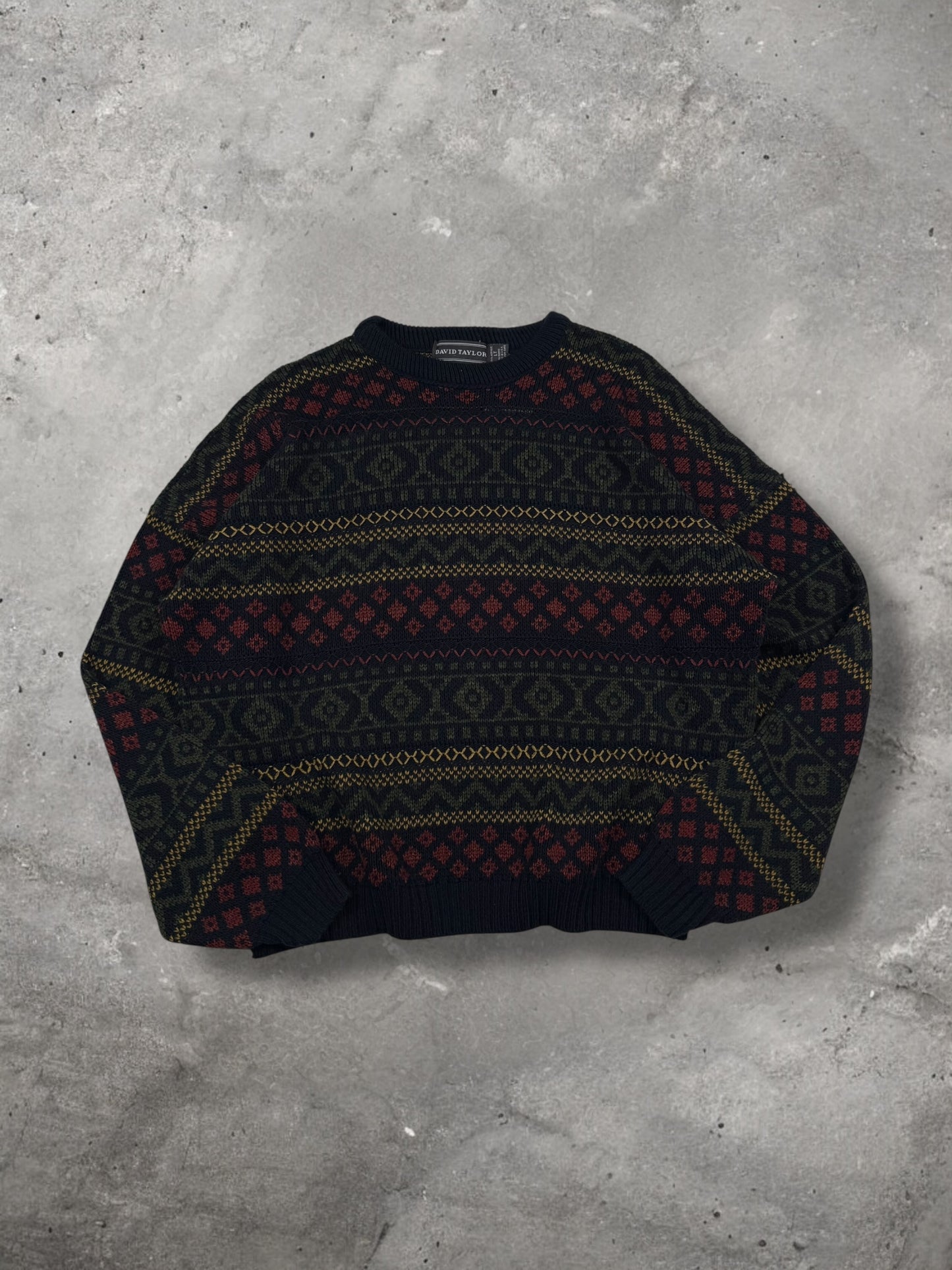 ‘90s David Taylor Sweater Sz. L