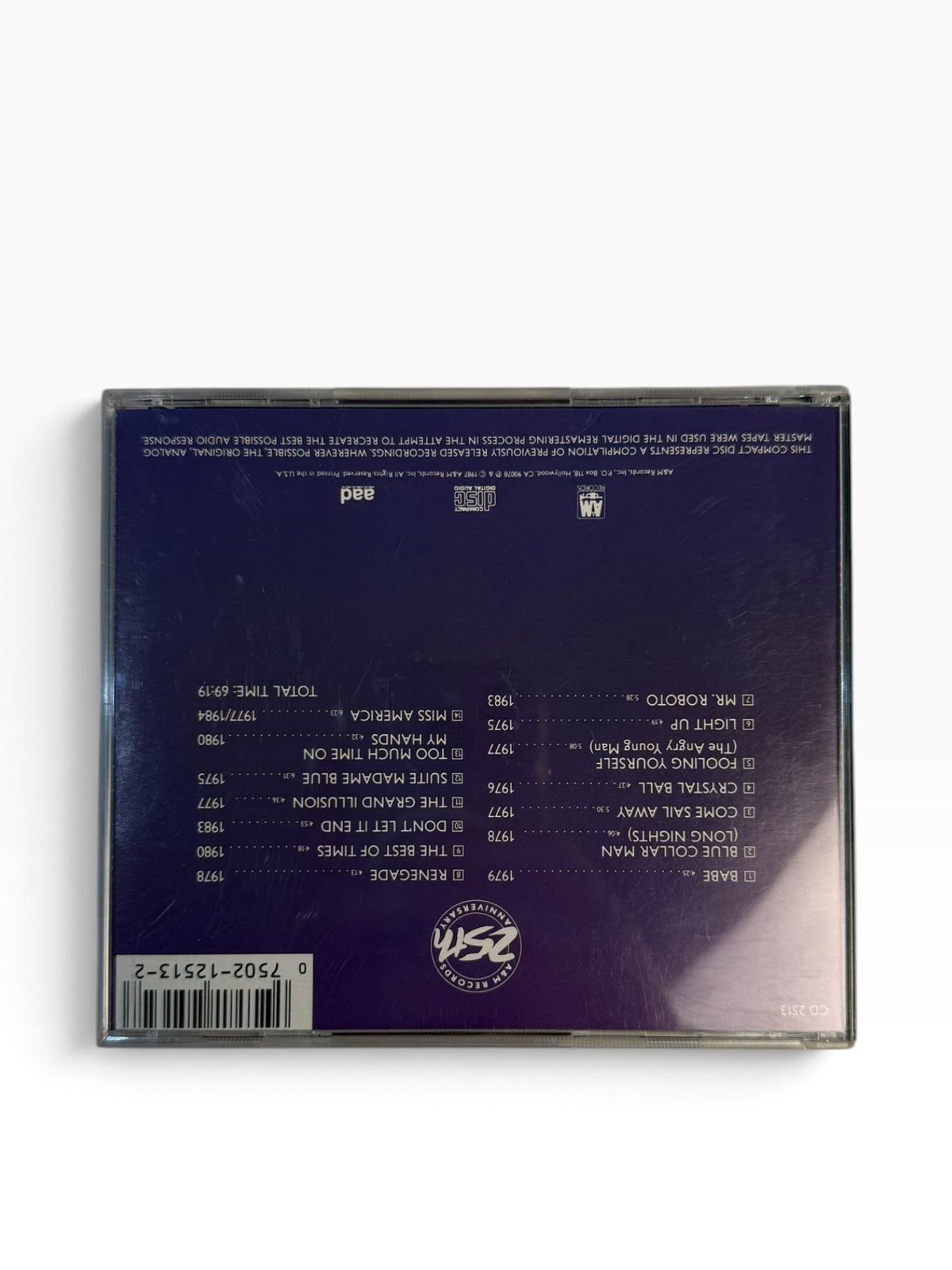 ‘87 Styx CD