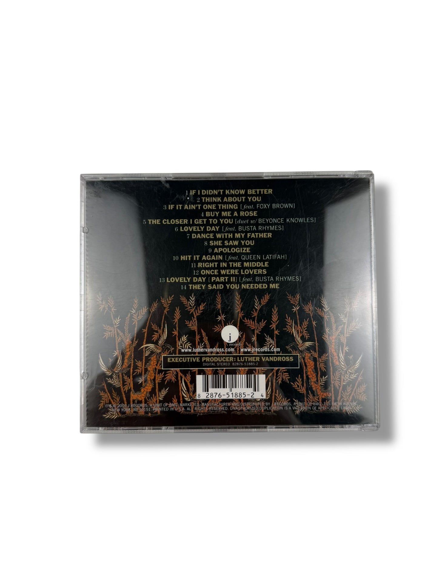‘03 Luther Vandross CD