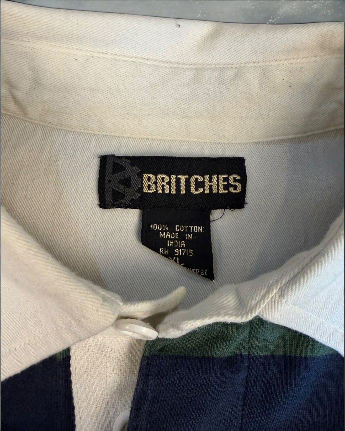 ‘90s Britches Rugby Long Sleeve Sz. XL