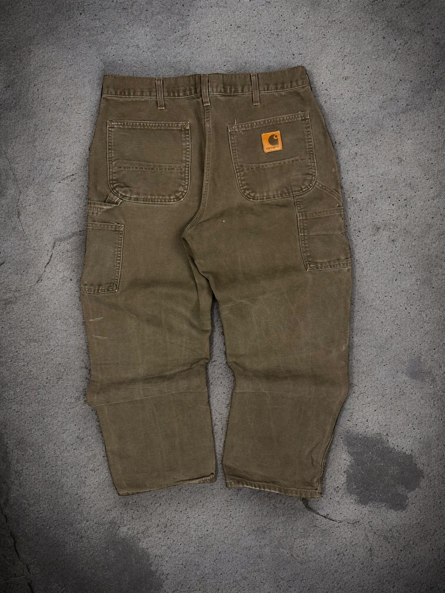 ‘90s Brown Carhartt Carpenter Pants Sz. 34x30
