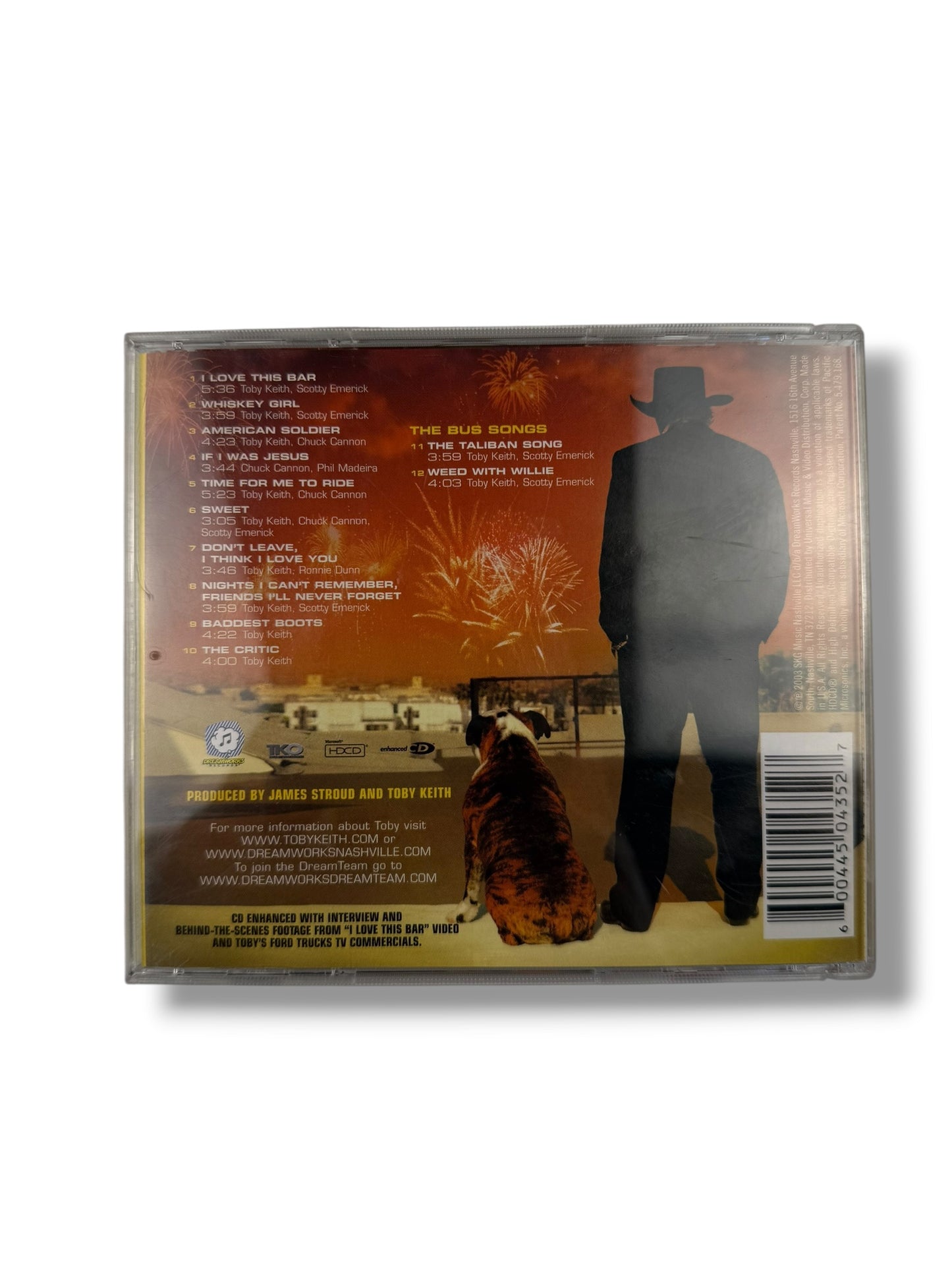 ‘03 Toby Keith CD