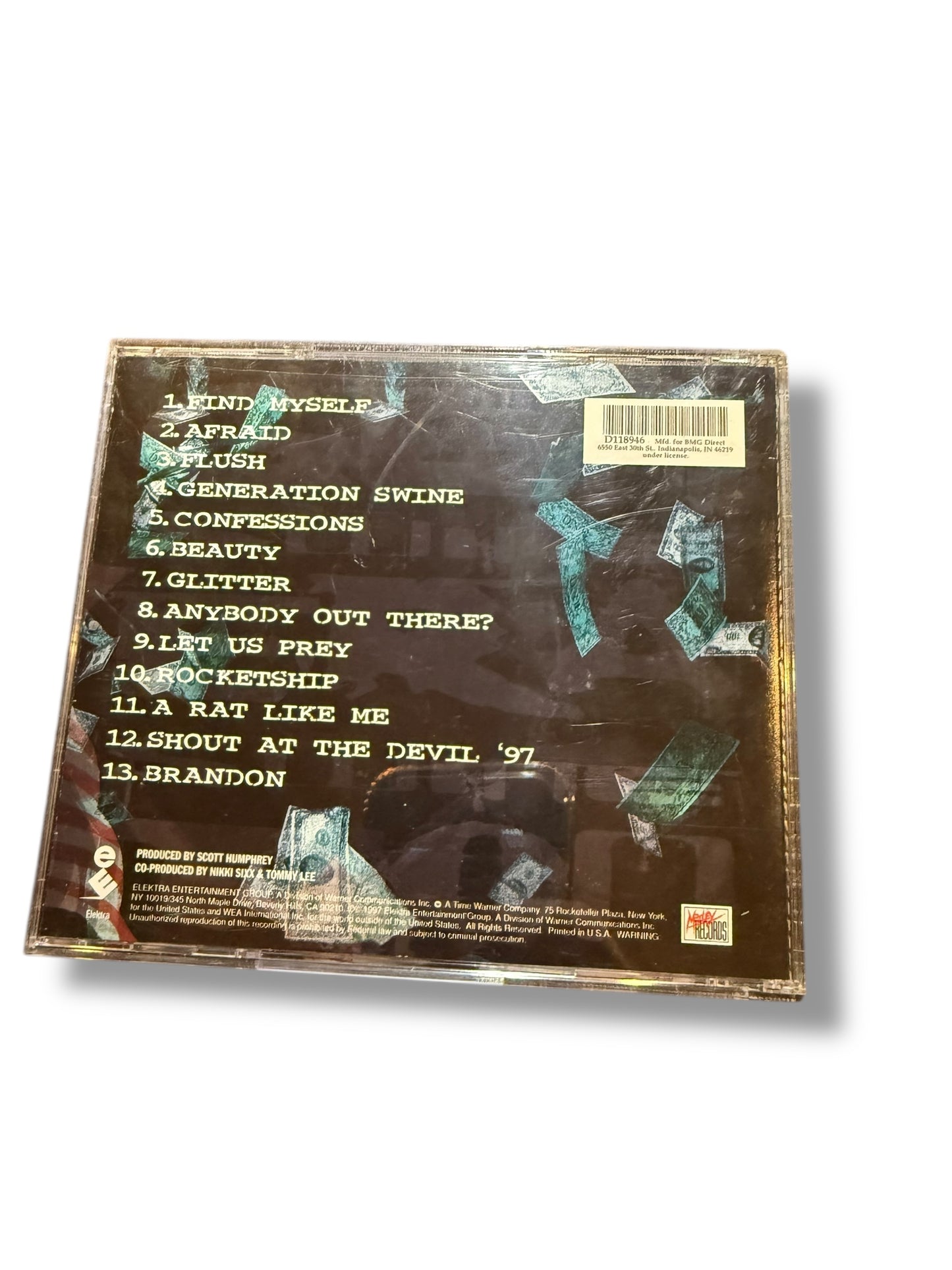 ‘97 Motley Crue Generation Swine CD