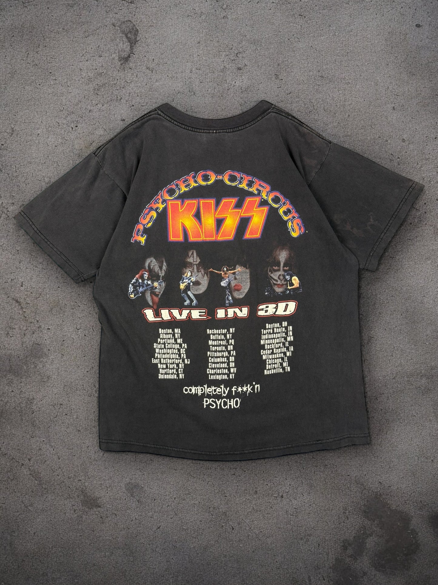 ‘99 Kiss Psycho-Circus Tour Tee Sz. L
