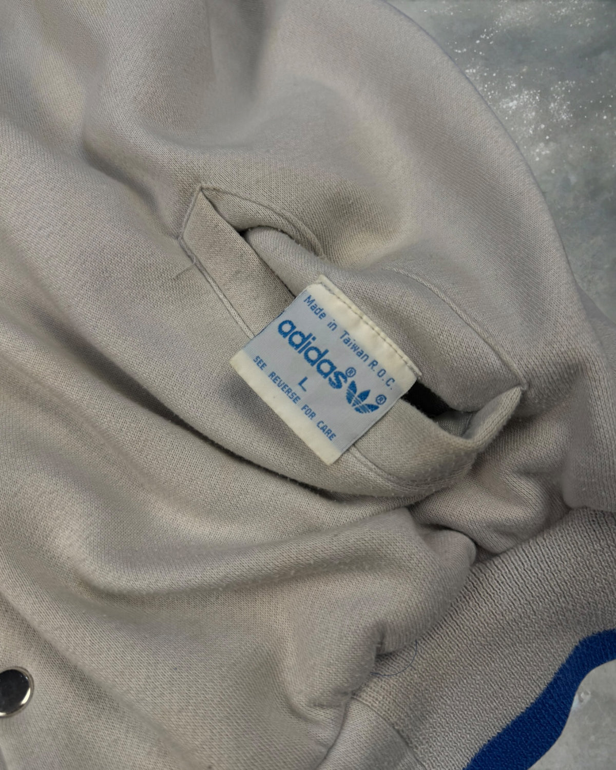 ‘80s Adidas Reversible Satin Jacket Sz. L