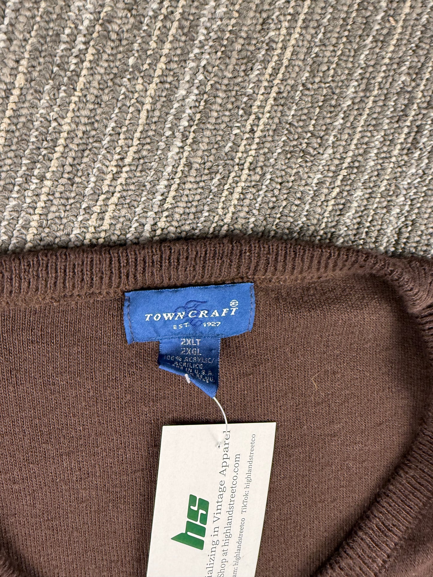 ‘90s Town Craft Sweater Vest Sz. XXL