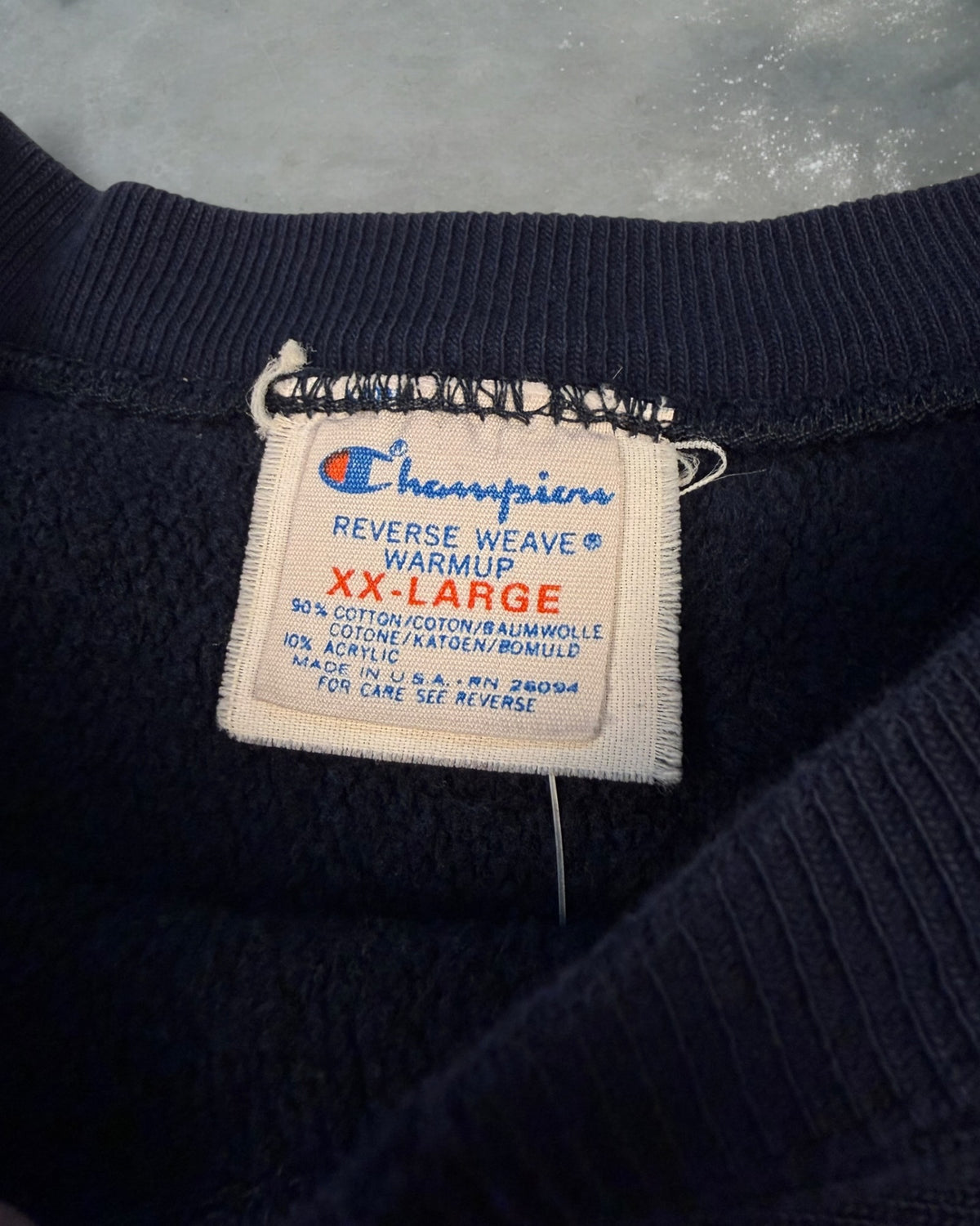 ‘80s Notre Dame University Champion Reverse Weave Crewneck Sz. XXL