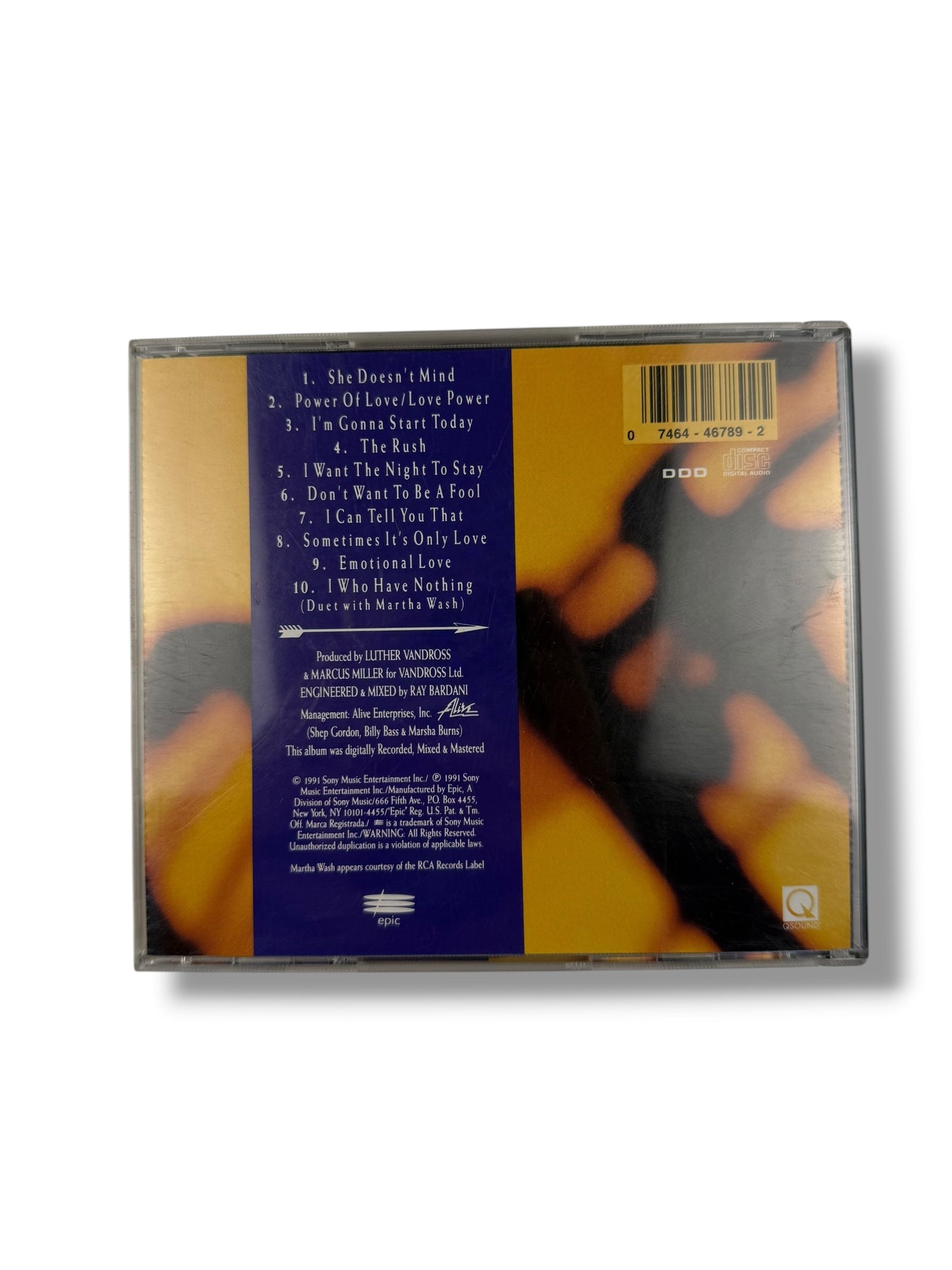 ‘91 Luther Vandross CD