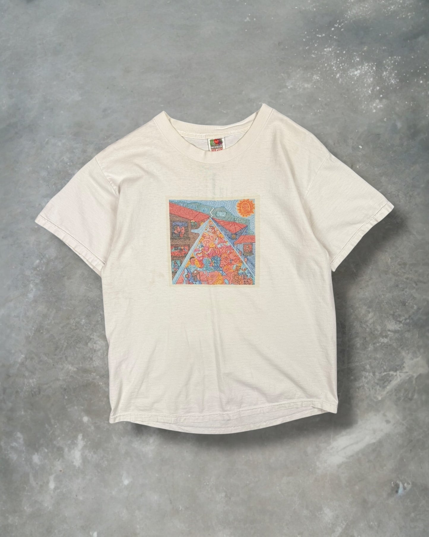 ‘90s Circlism Art Tee Sz. L