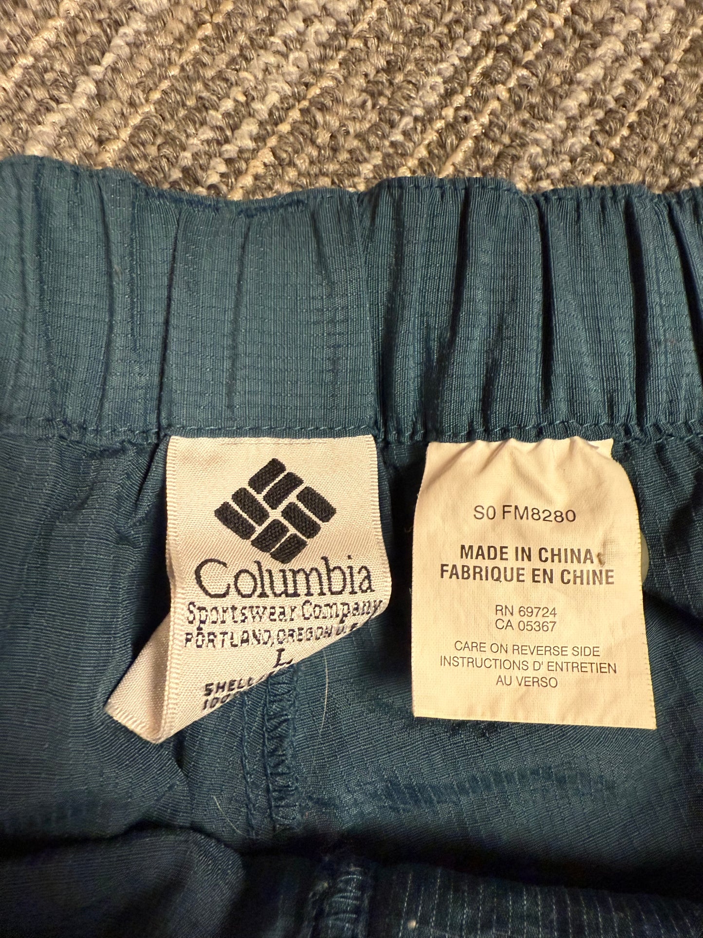 ‘00s Columbia Track Pants Sz. L