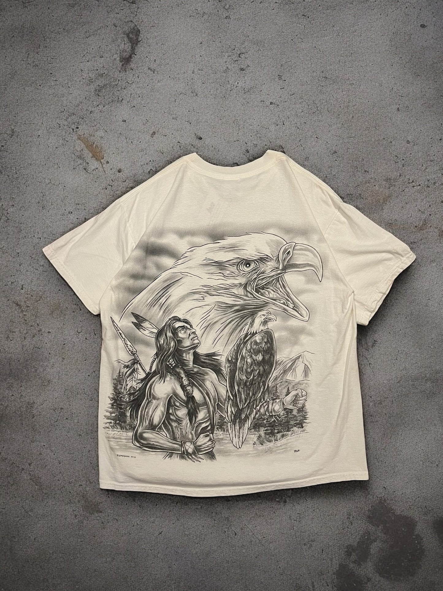 ‘90s Indian Eagle Nature Tee Sz. XL