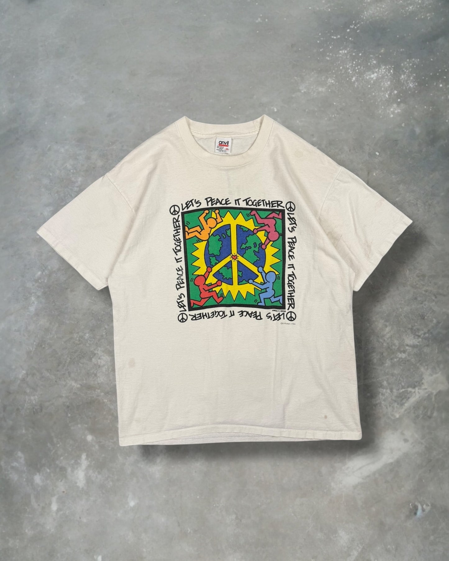 ‘93 Peace Art Tee Sz. XL