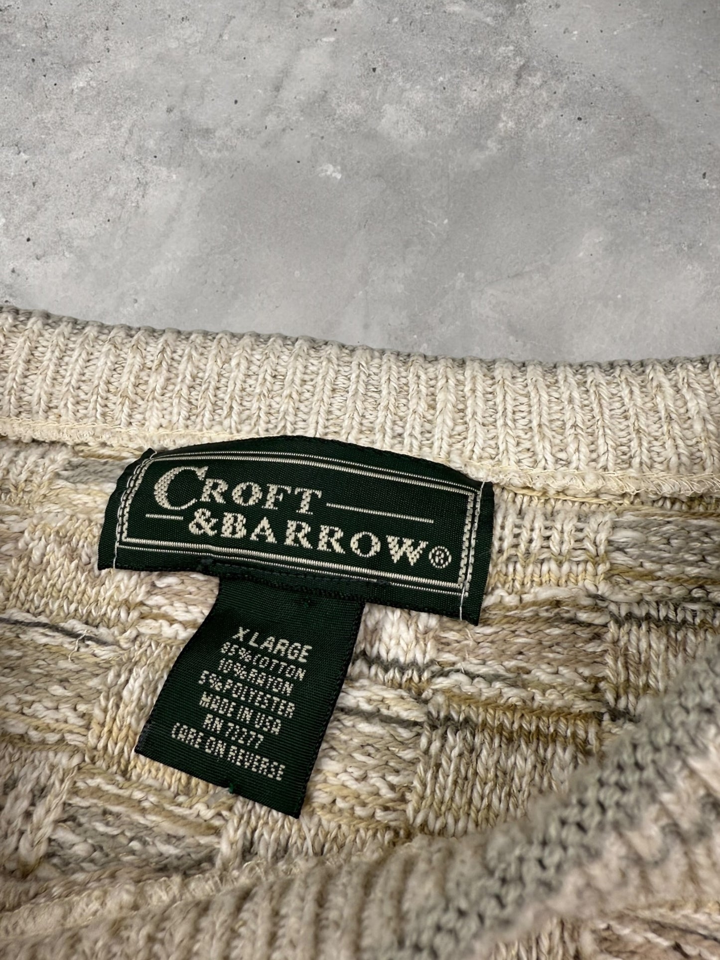 ‘90s Croft & Barrow Sweater Sz. XL