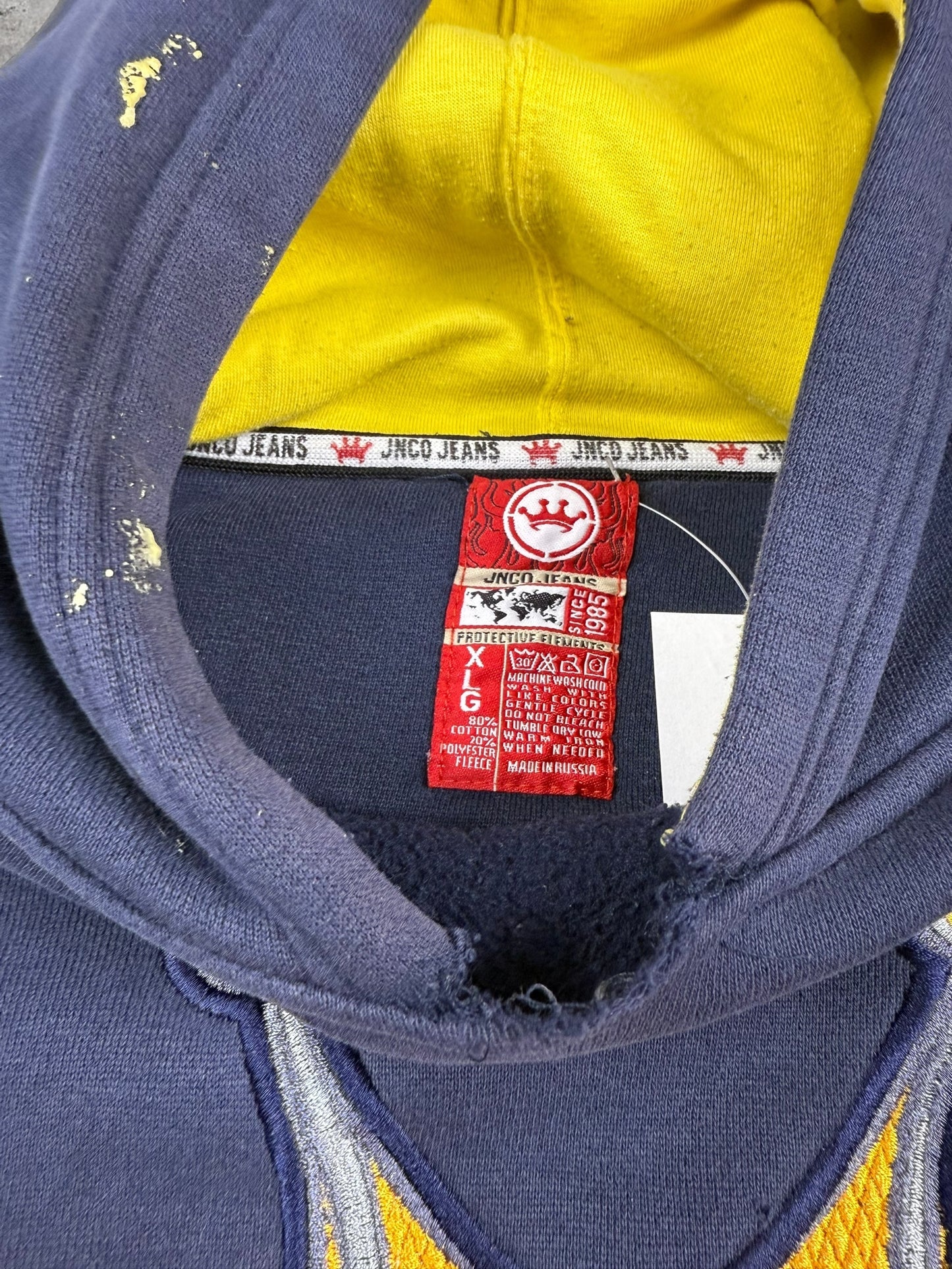 ‘00s Jnco Jeans Crown Hoodie Sz. XL