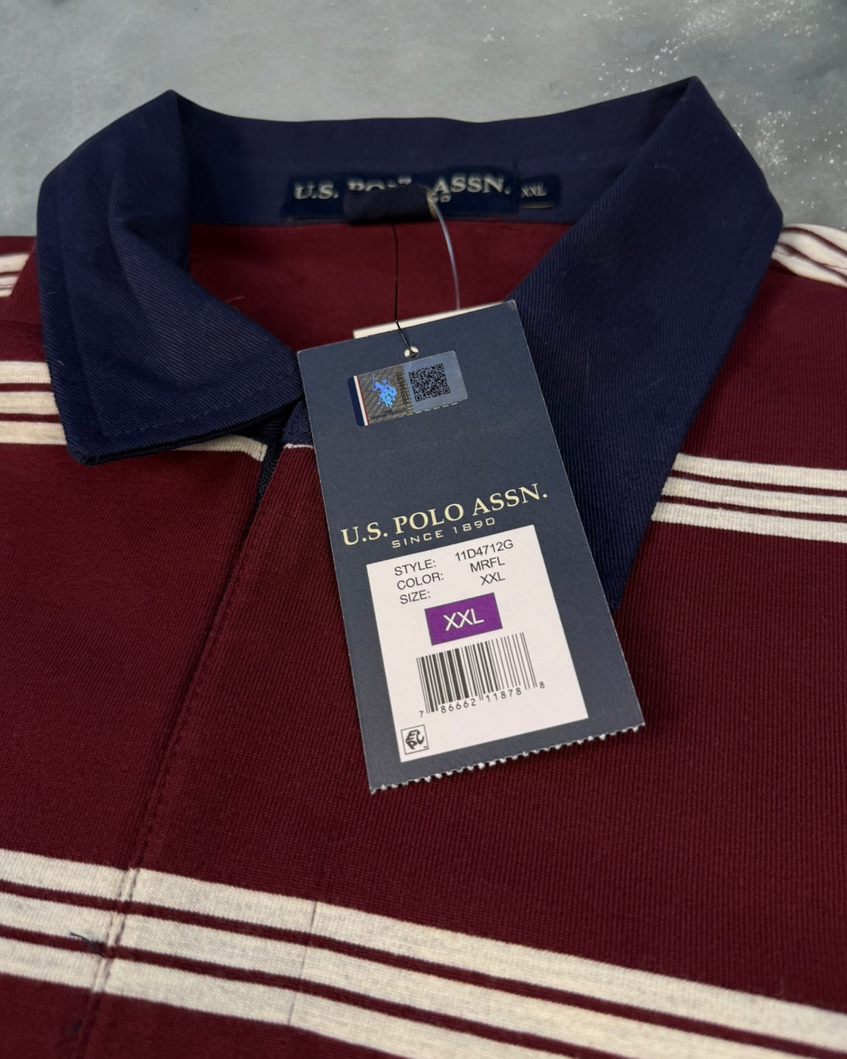 ‘10s Polo Rugby Long Sleeve Sz. XXL
