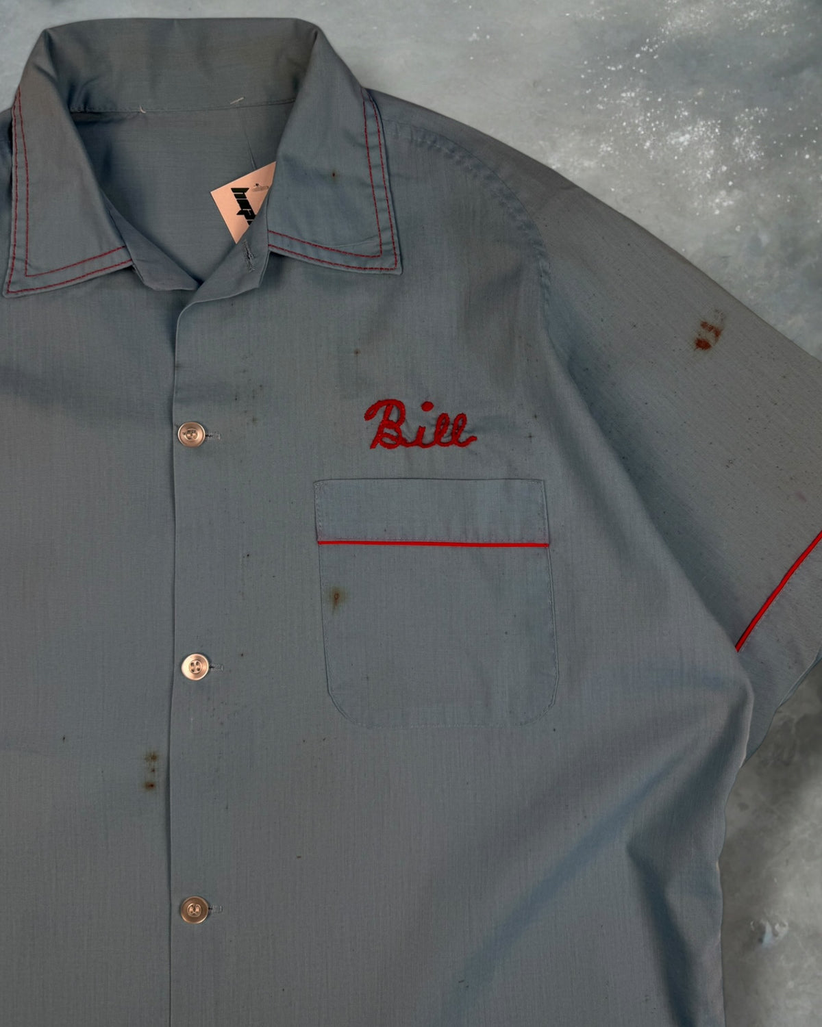 ‘50 Bill’s Chain Stitched Bowling Tee Sz. L