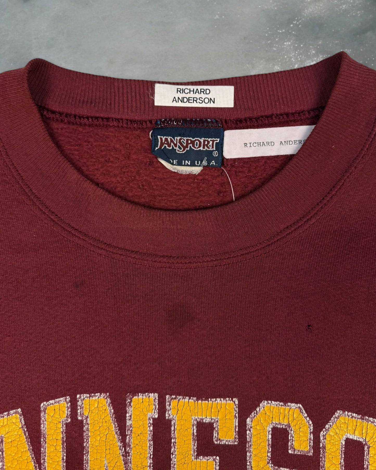 ‘90s Minnesota University Crewneck Sz. L