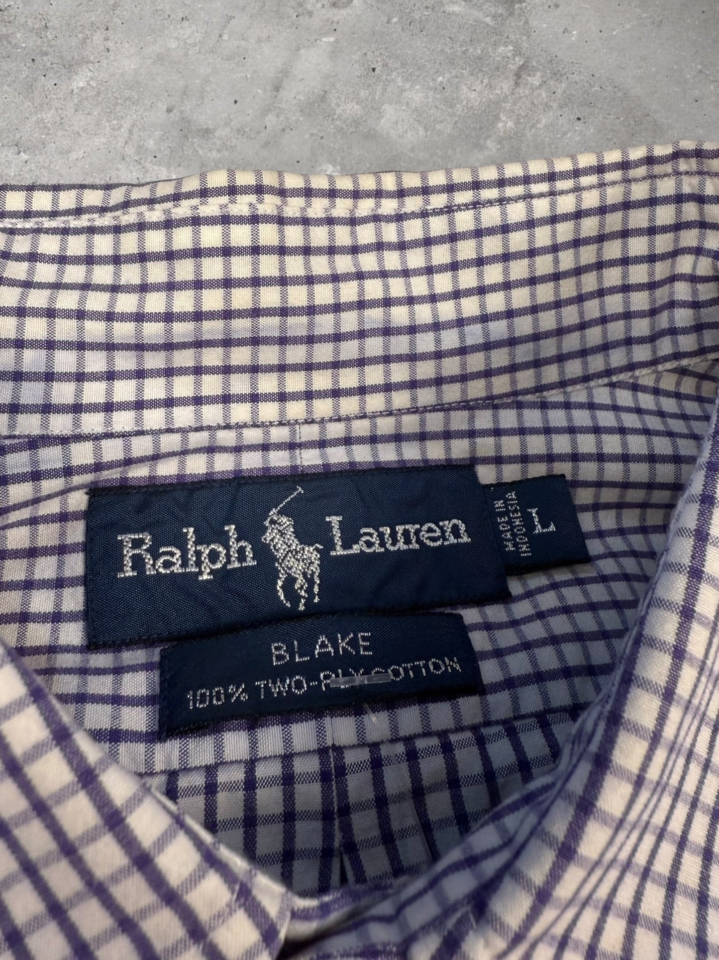 ‘00s RL Polo Button Up Sz. L