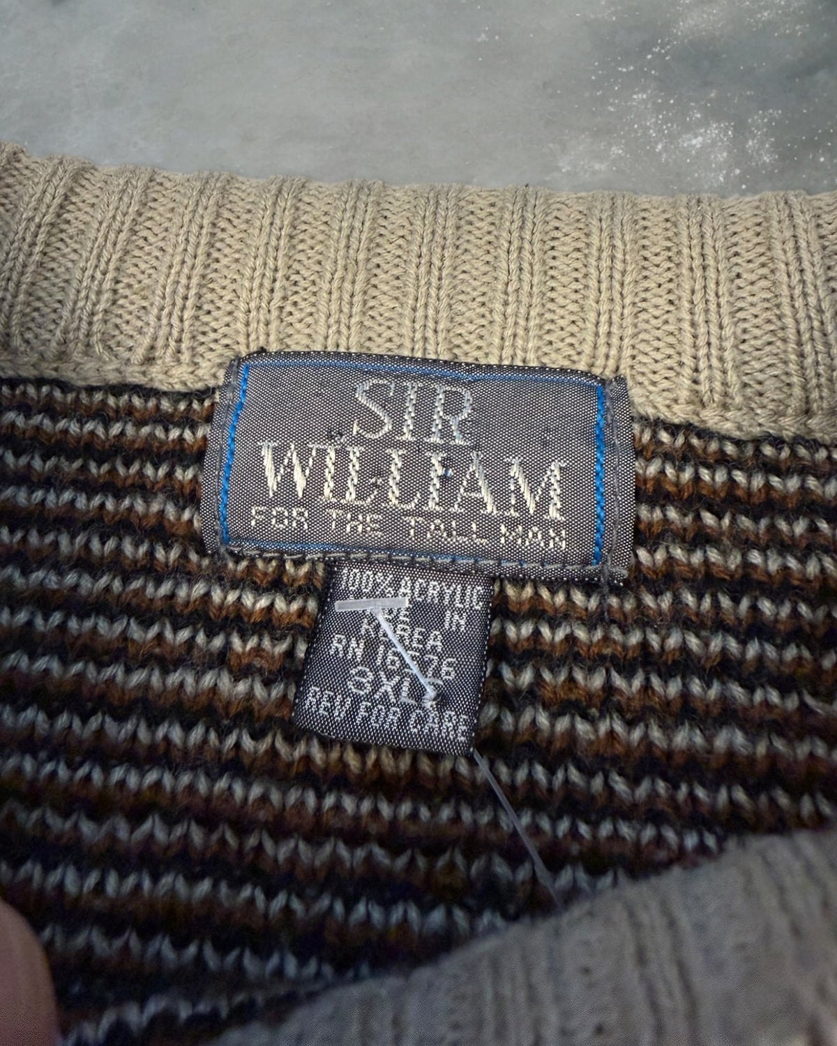 ‘90s Sir William Sweater Sz. XXXL