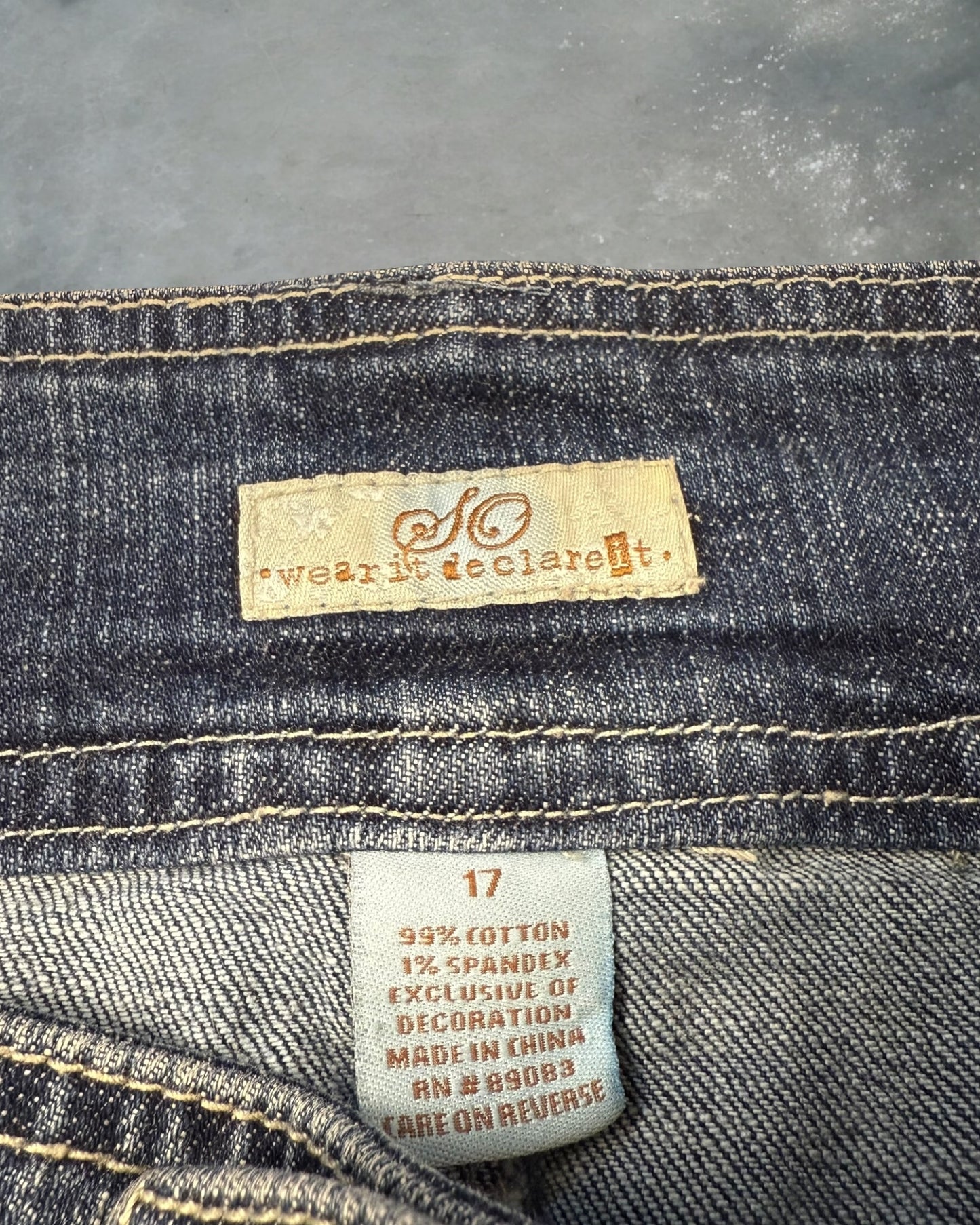 ‘00 SC Denim Skirt Sz. 17