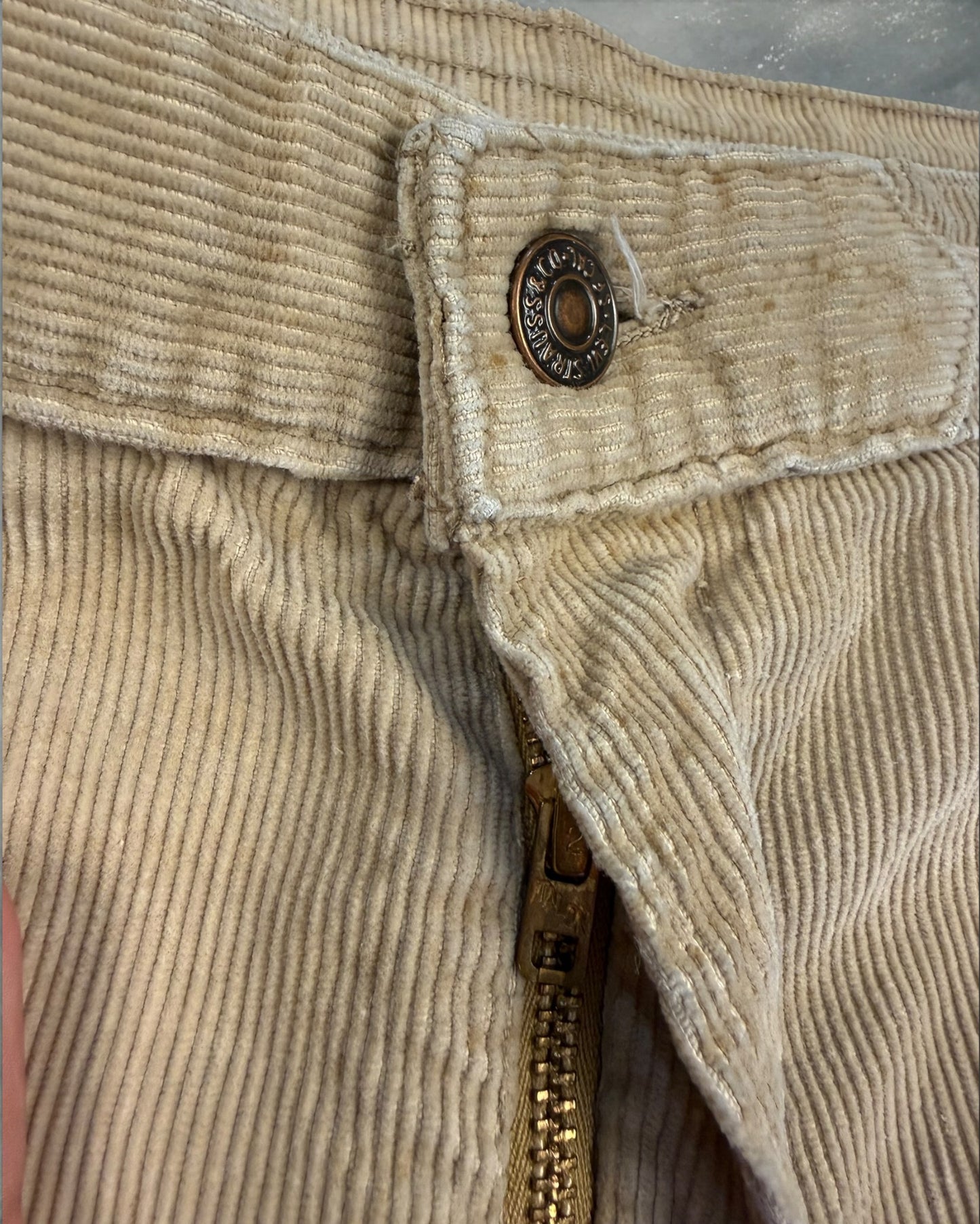 ‘70s Talon Zip Cut Off Corduroy Levi’s Shorts Sz. 30
