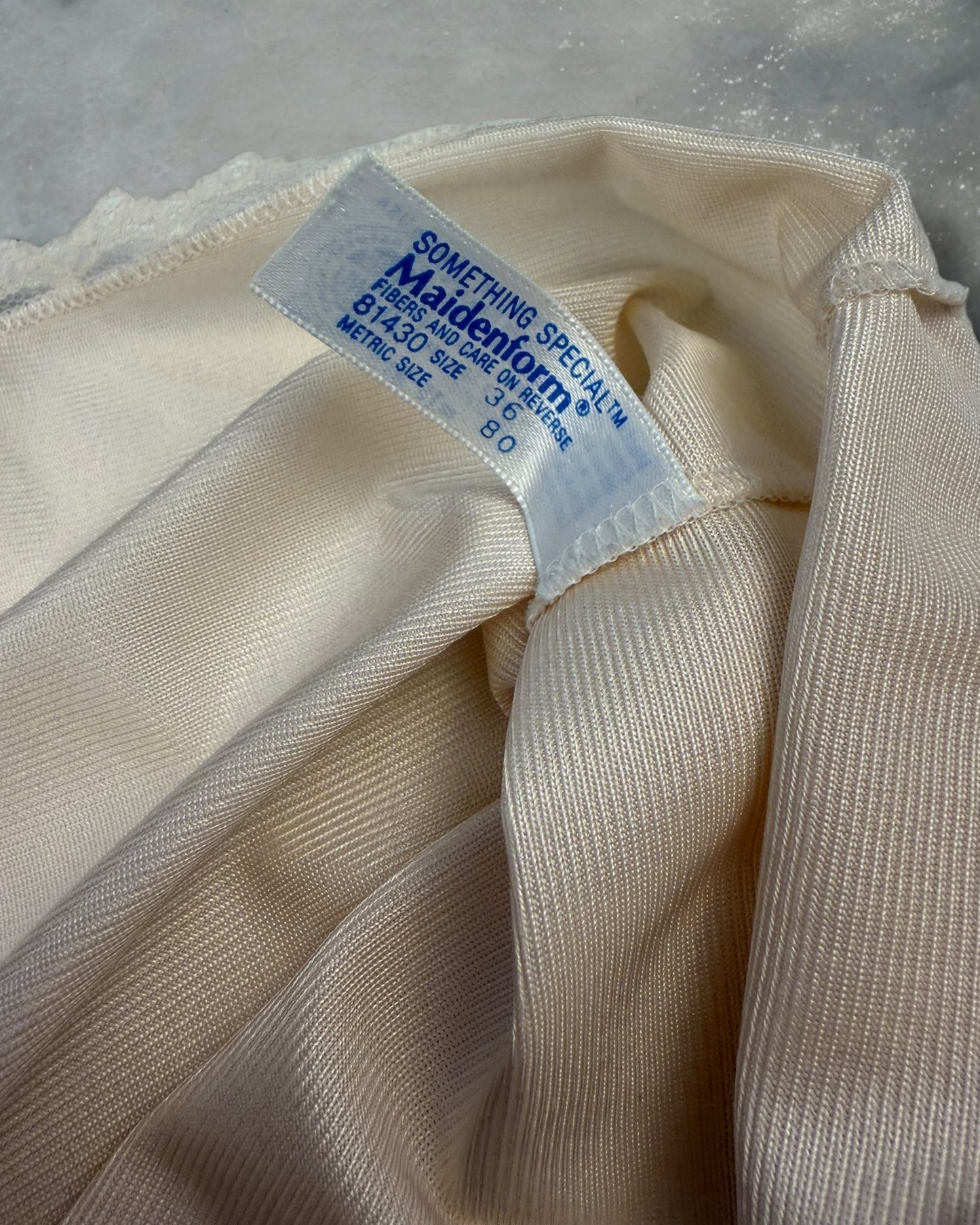 ‘80s Maidenform Silk Top Sz. M