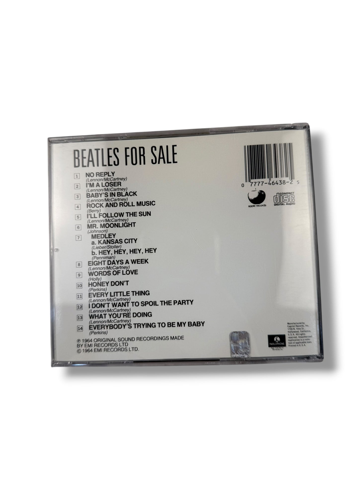 ‘64 Beatles For Sale Cd