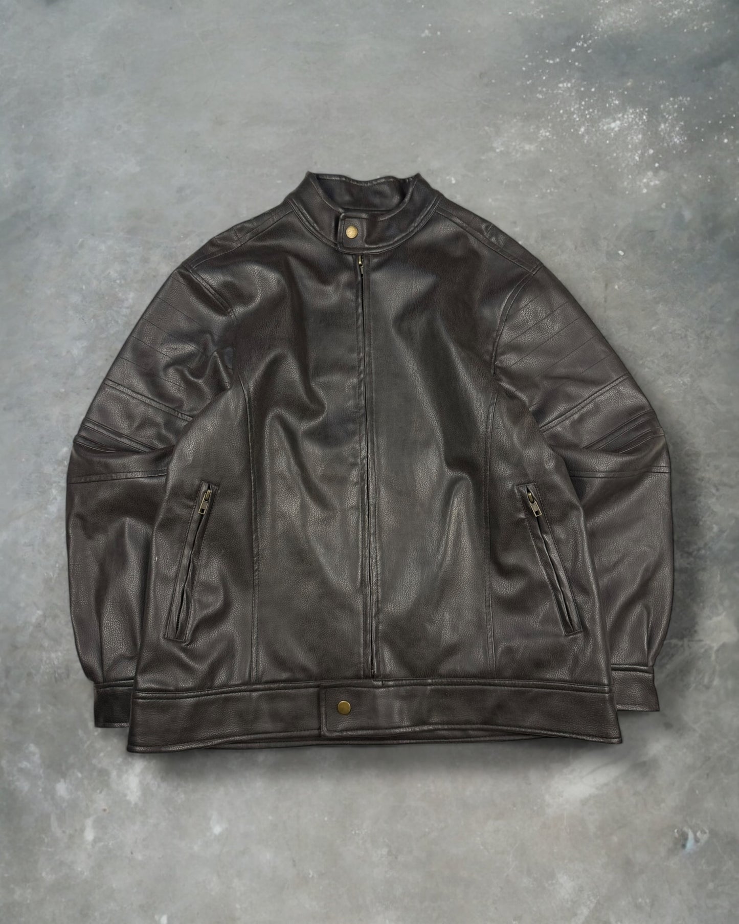 ‘00s Arizona Leather Jacket Sz. L