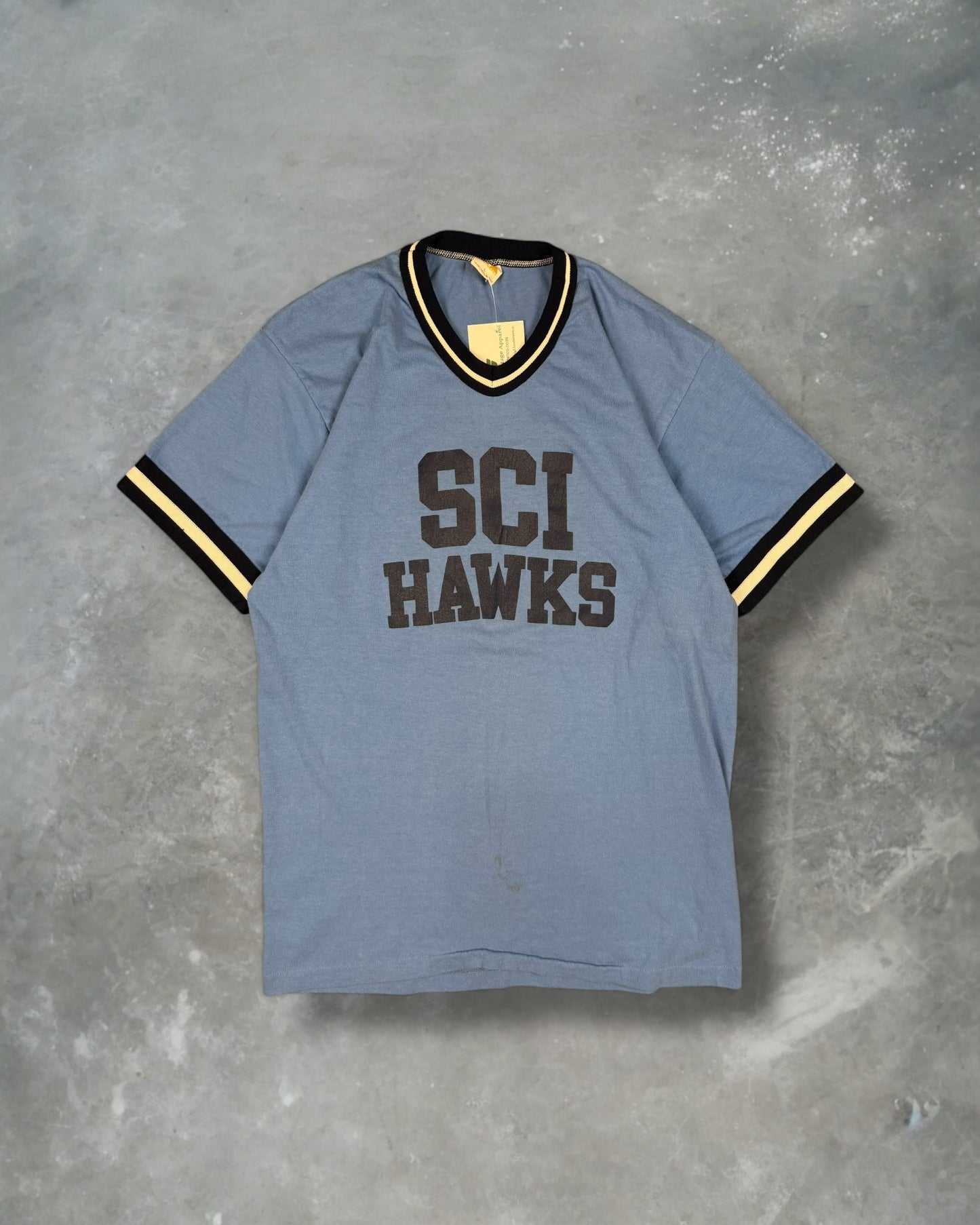 ‘70s SCI Hawks Jersey Tee Sz. L