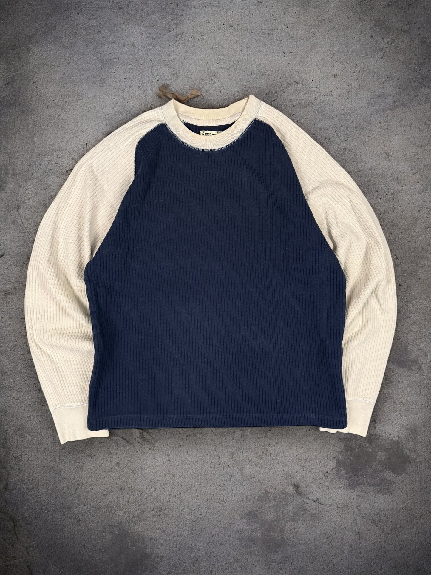 ‘00s Steve & Barry’s Ribbed Long Sleeve Sz. XXL