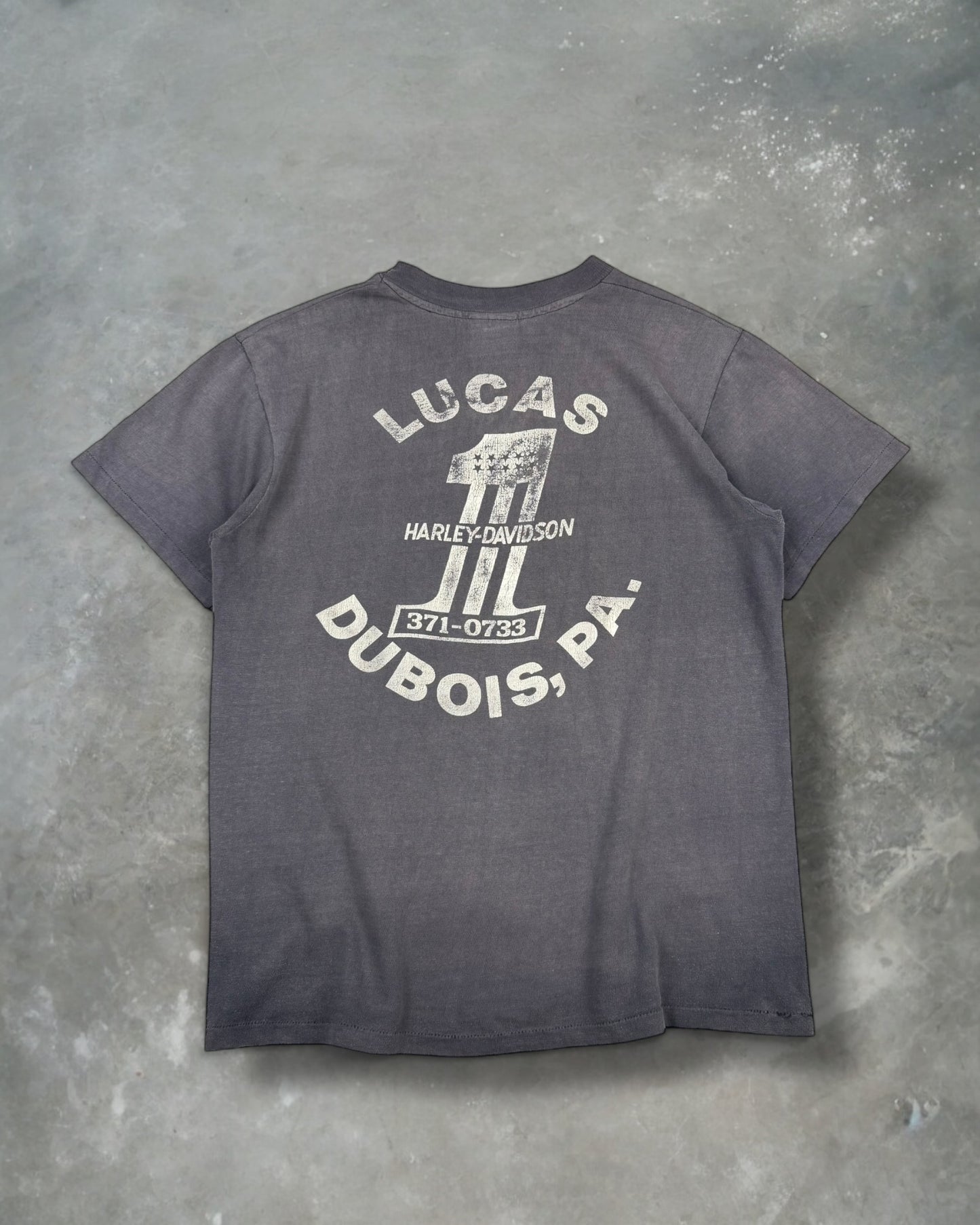 ‘80s Lucas Pride Harley Davidson Tee Sz. M