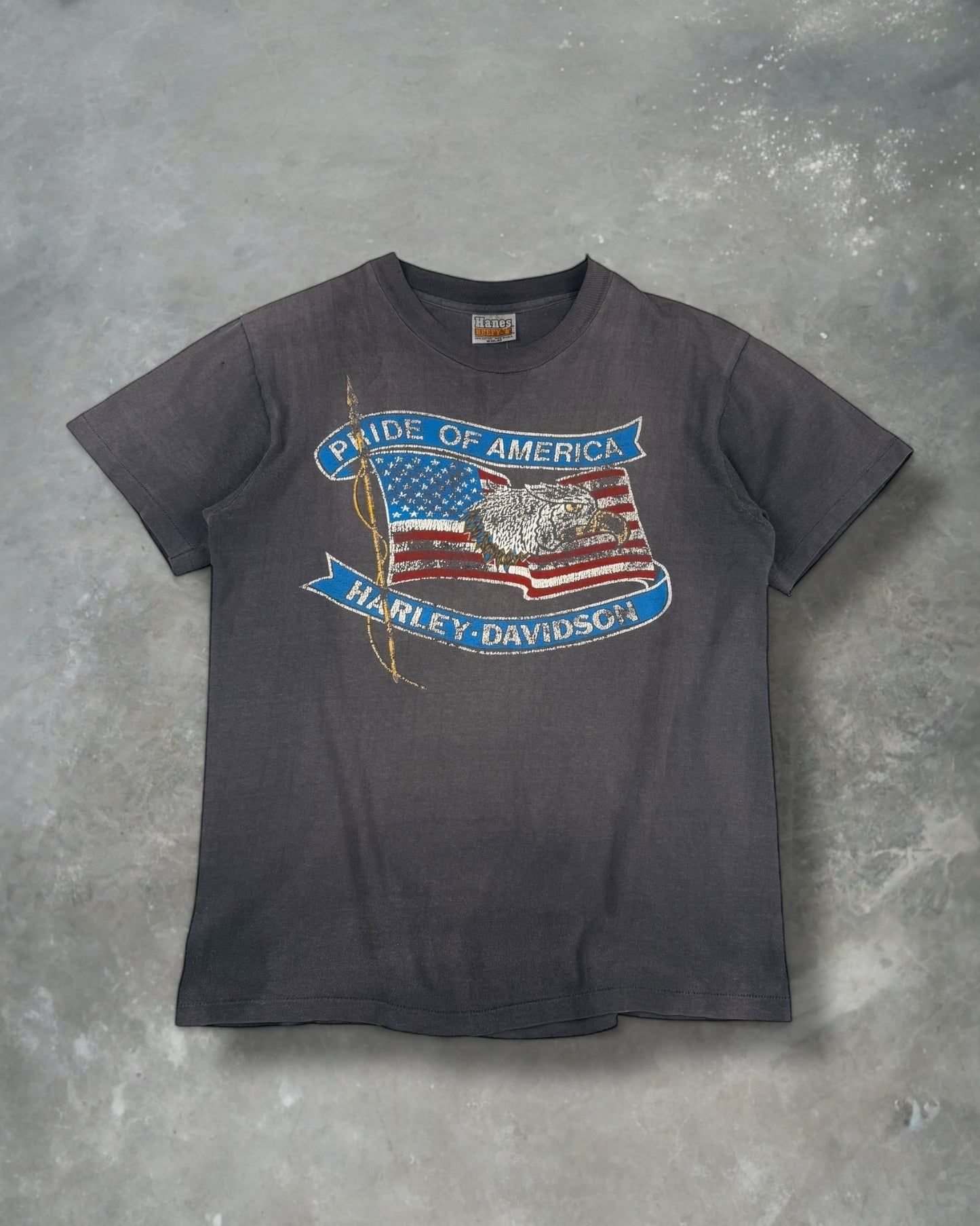 ‘80s Lucas Pride Harley Davidson Tee Sz. M