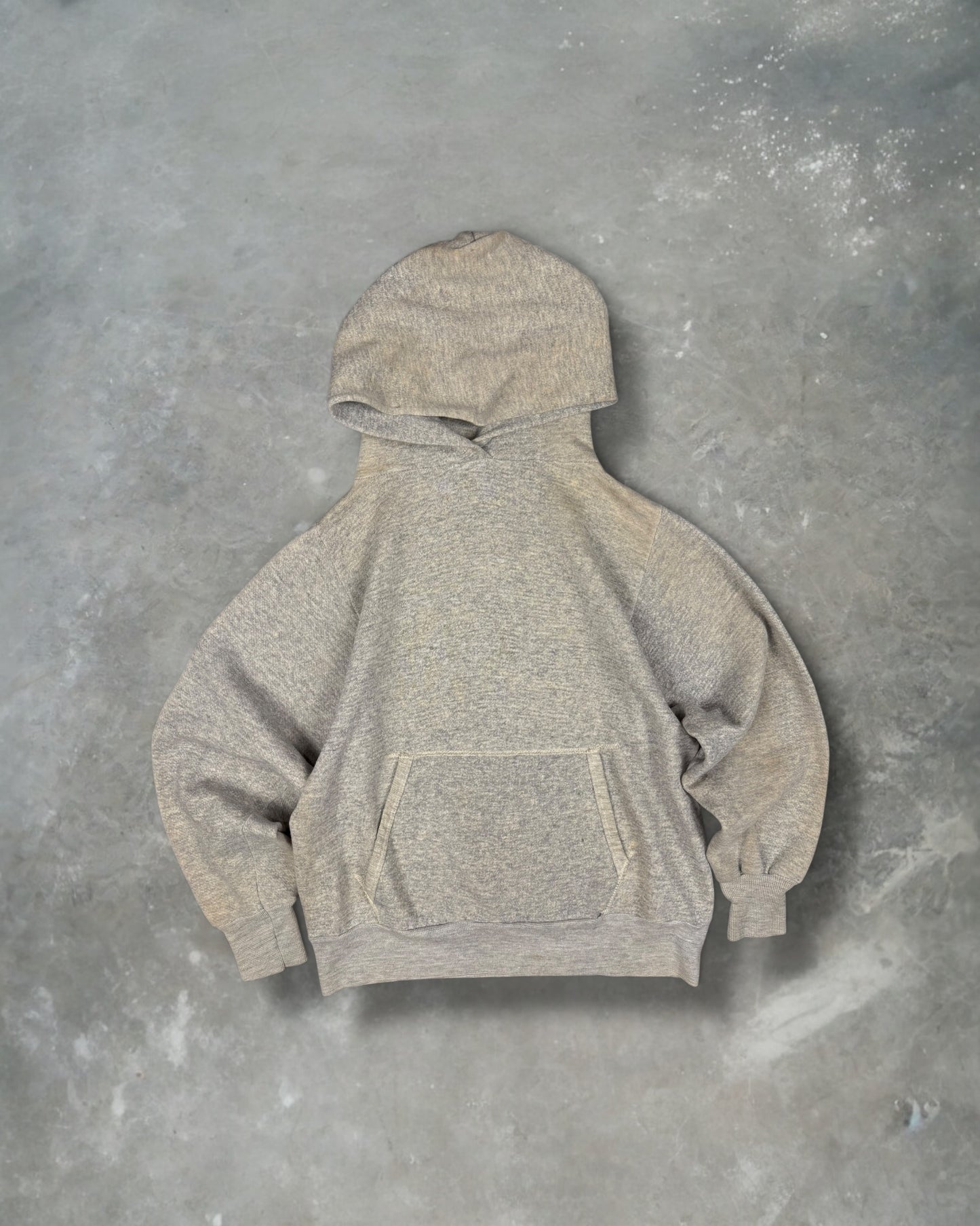 ‘60s Heather Grey Hoodie Sz. M