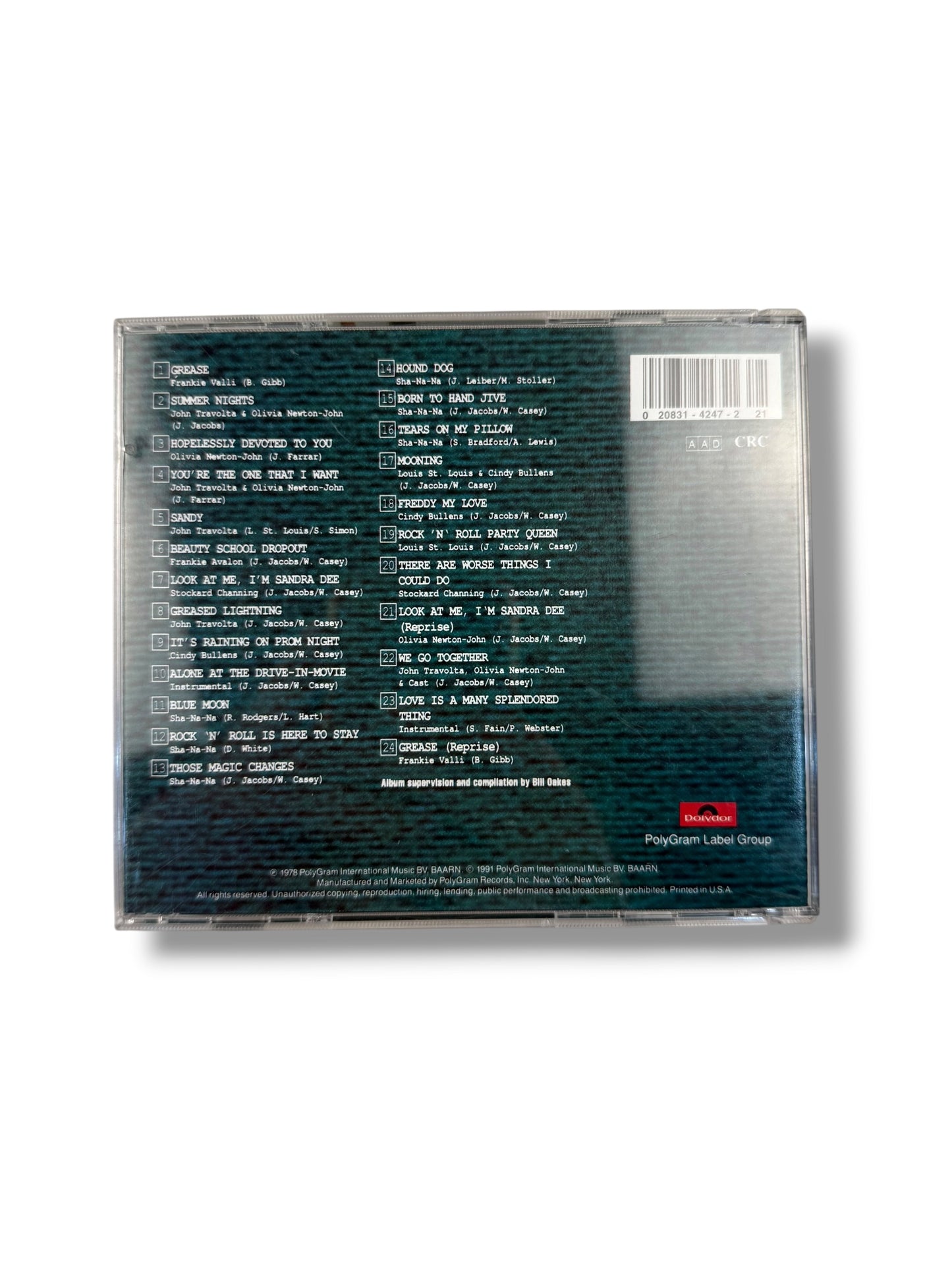 ‘78 Grease Soundtrack Cd