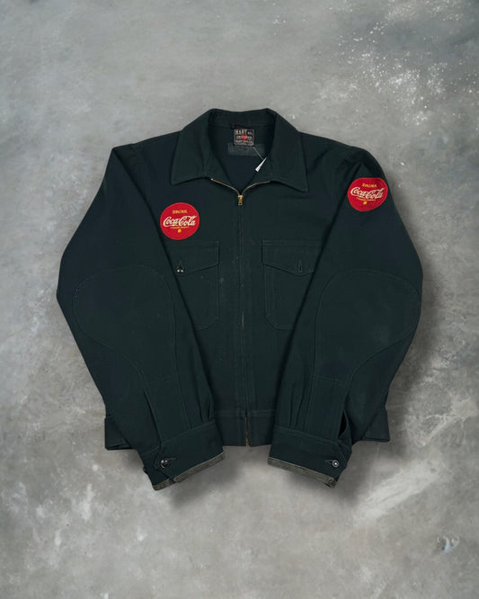 ‘50s Coca-Cola Talon Zip Delivery Driver Jacket Sz. L
