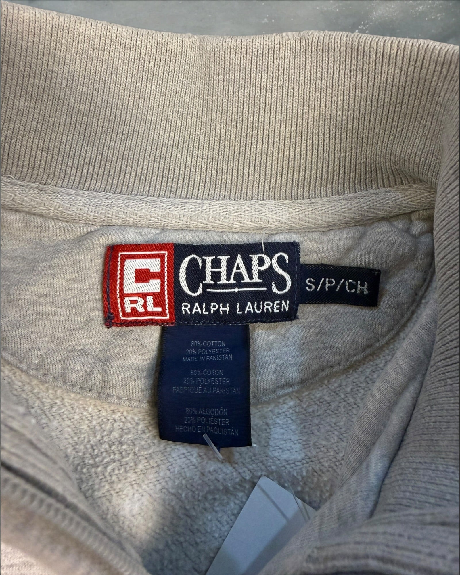 ‘00s Chaps Ralph Lauren Quarter Zip Sz. S