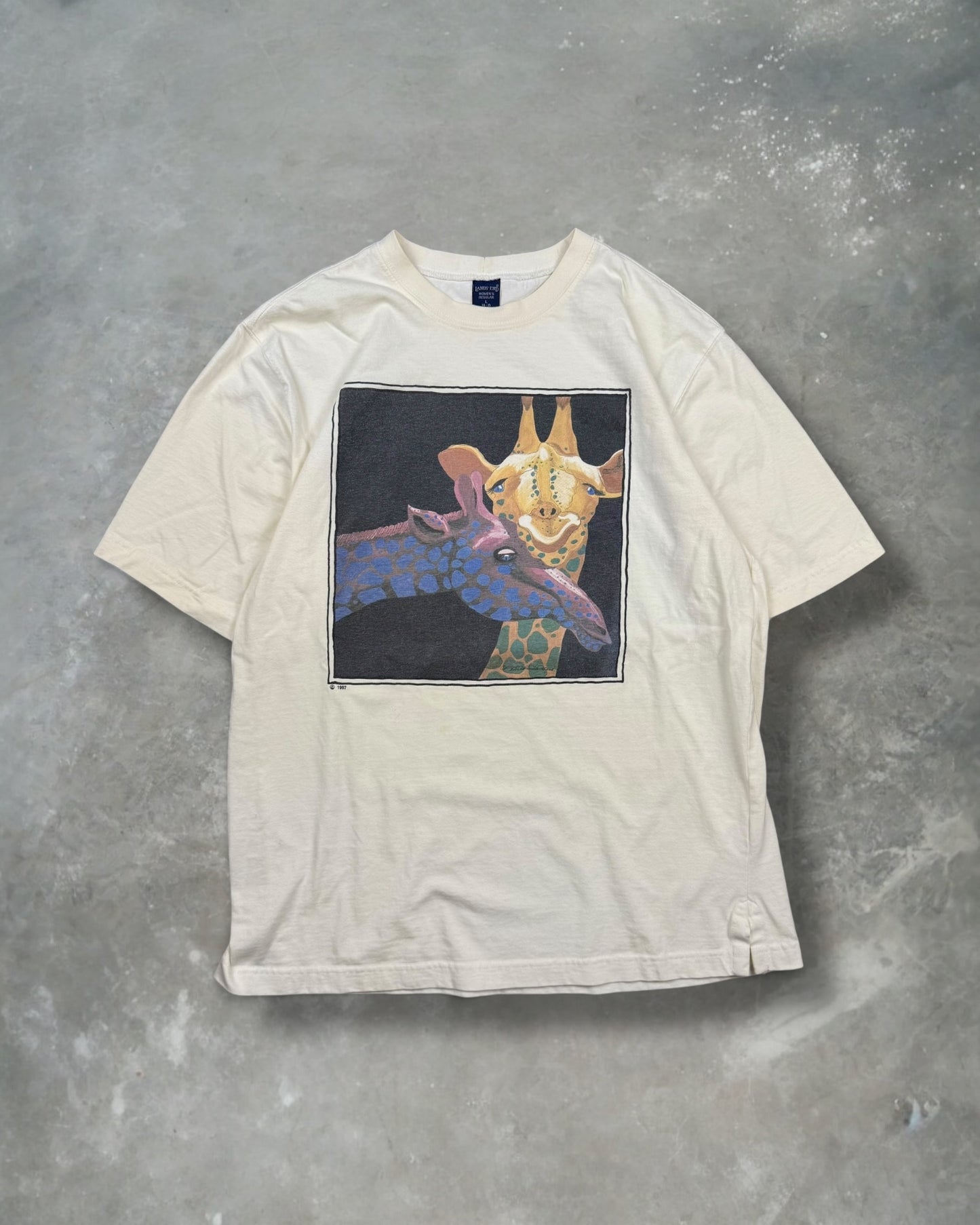 ‘97 Giraffe Art Tee Sz. L