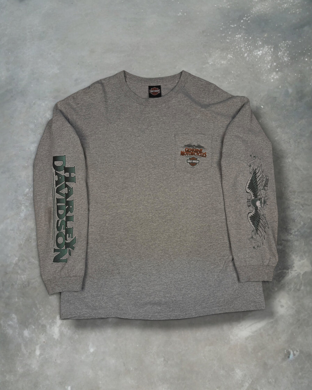 ‘09 Pirates Harley Davidson Long Sleeve Tee Sz. XL