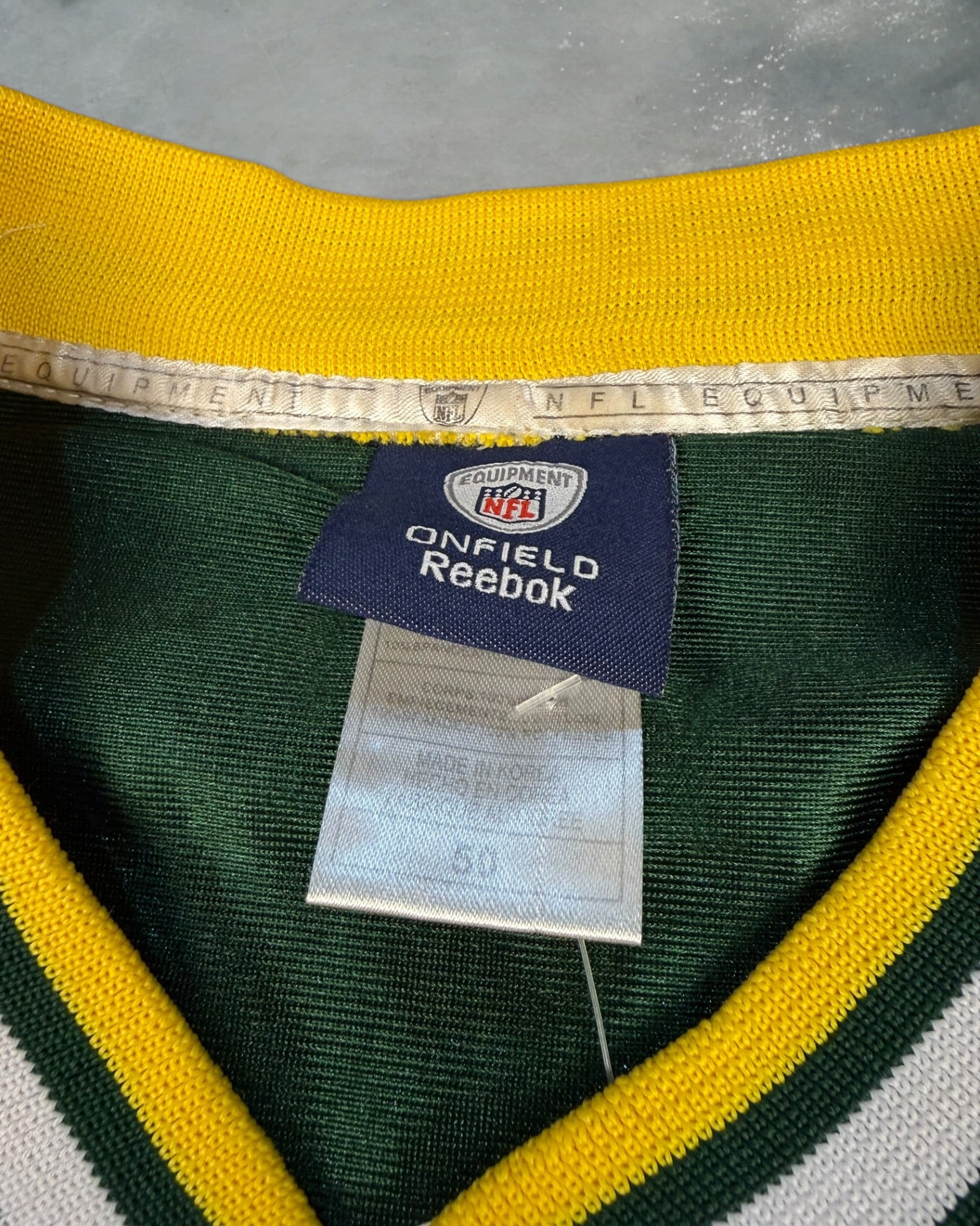 ‘00s On Field Aaron Rodger’s Packers Football Jersey Sz. L