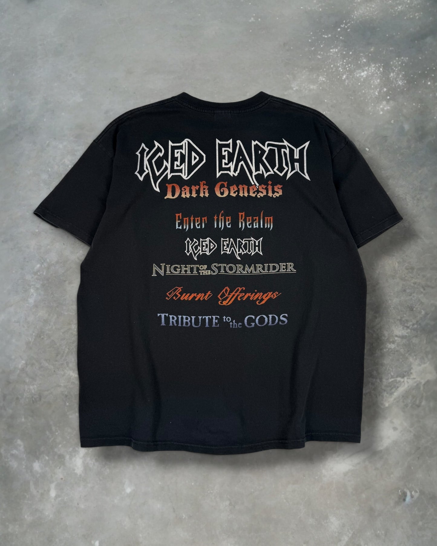 ‘01 Iced Earth Dark Genesis Tee Sz. XL