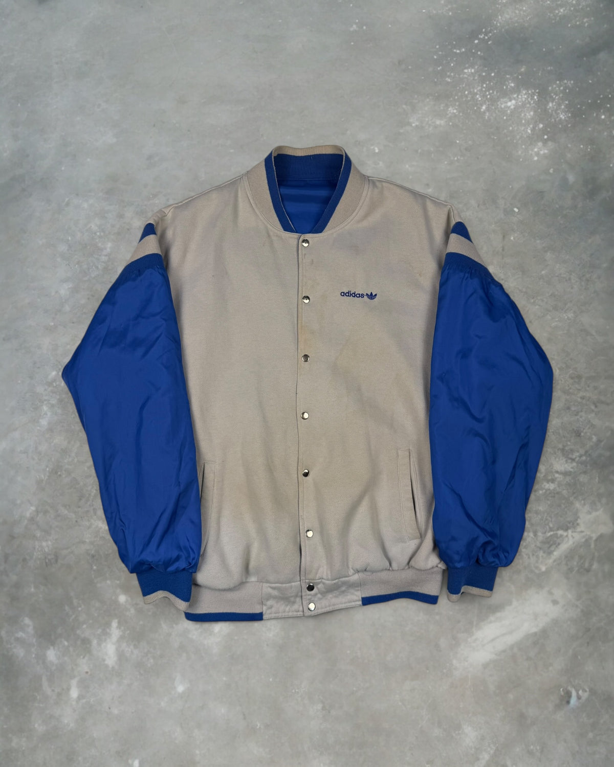 ‘80s Adidas Reversible Satin Jacket Sz. L