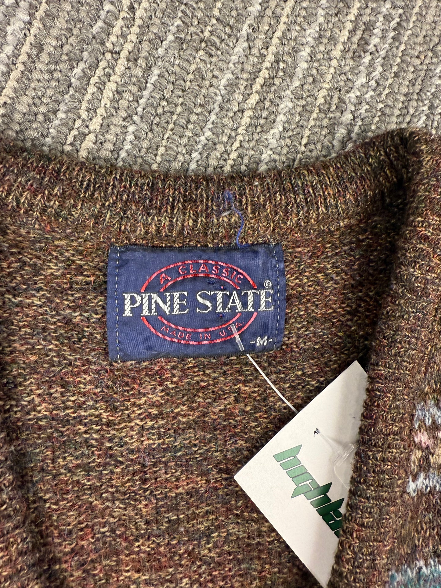 ‘90s Pine State Sweater Vest Sz. M