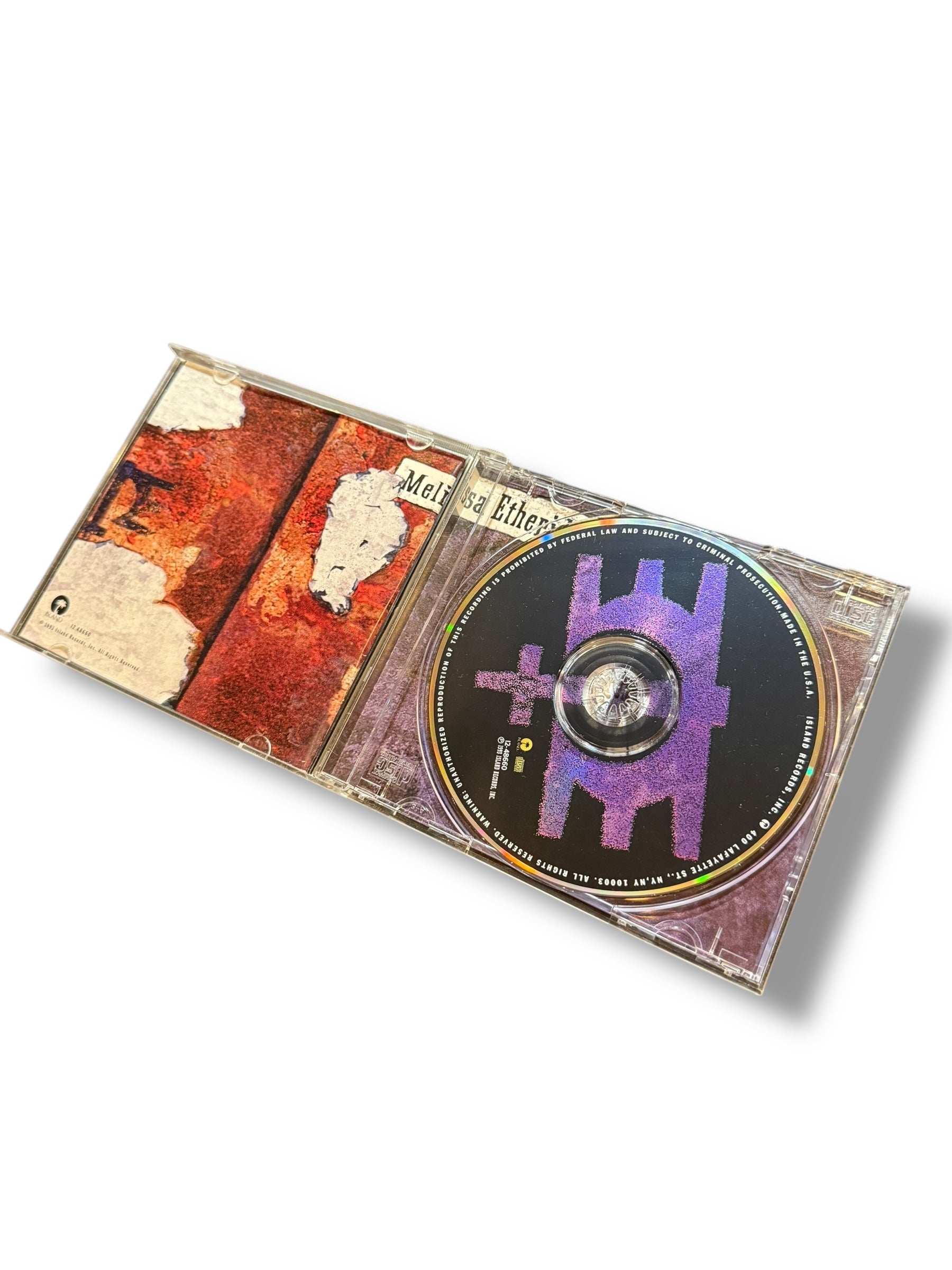 ‘93 Melissa Etheridge CD