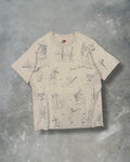 ‘90s Jazz Art AOP Tee Sz. L