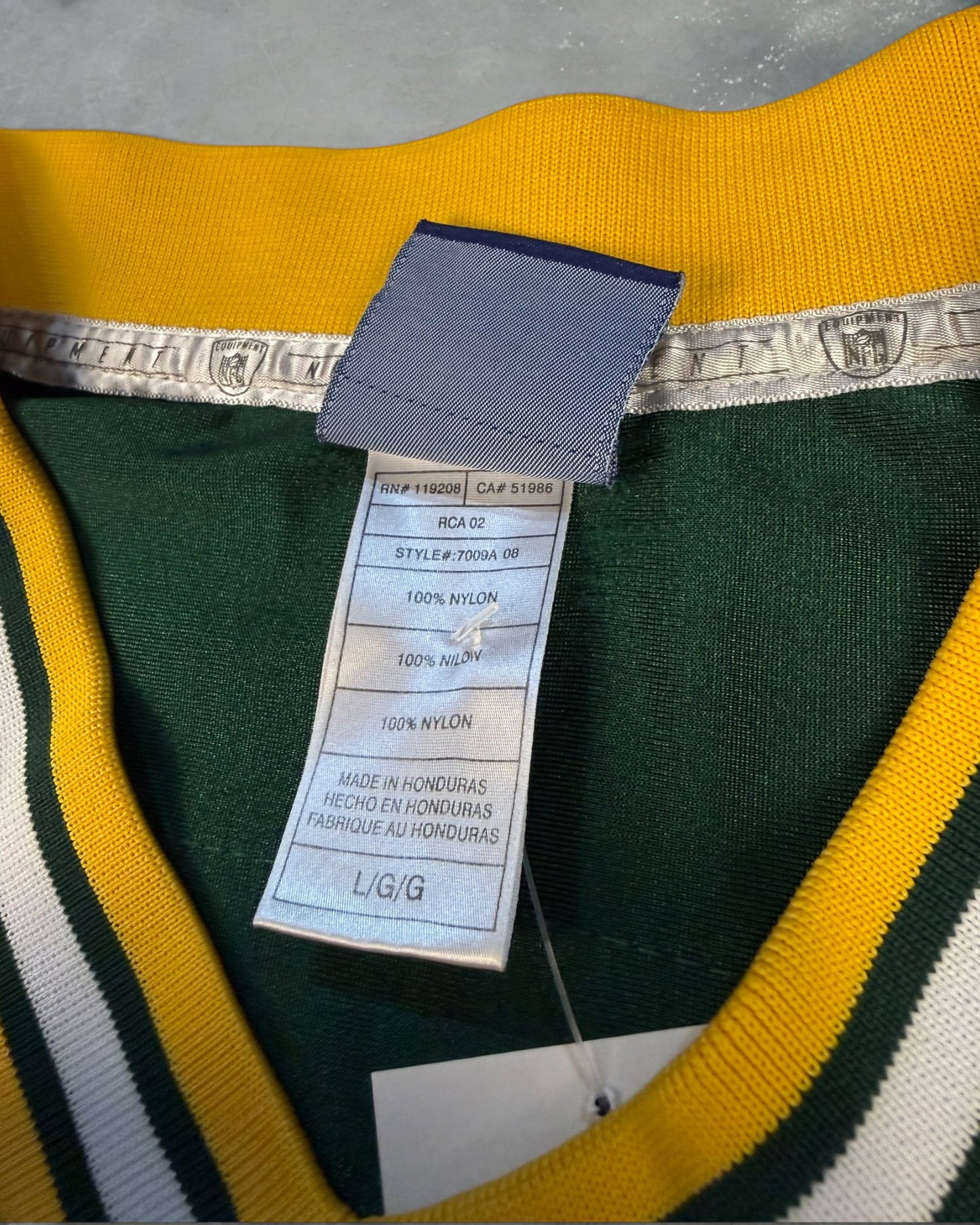 ‘00s Aaron Rodger’s Packers Jersey Sz. L