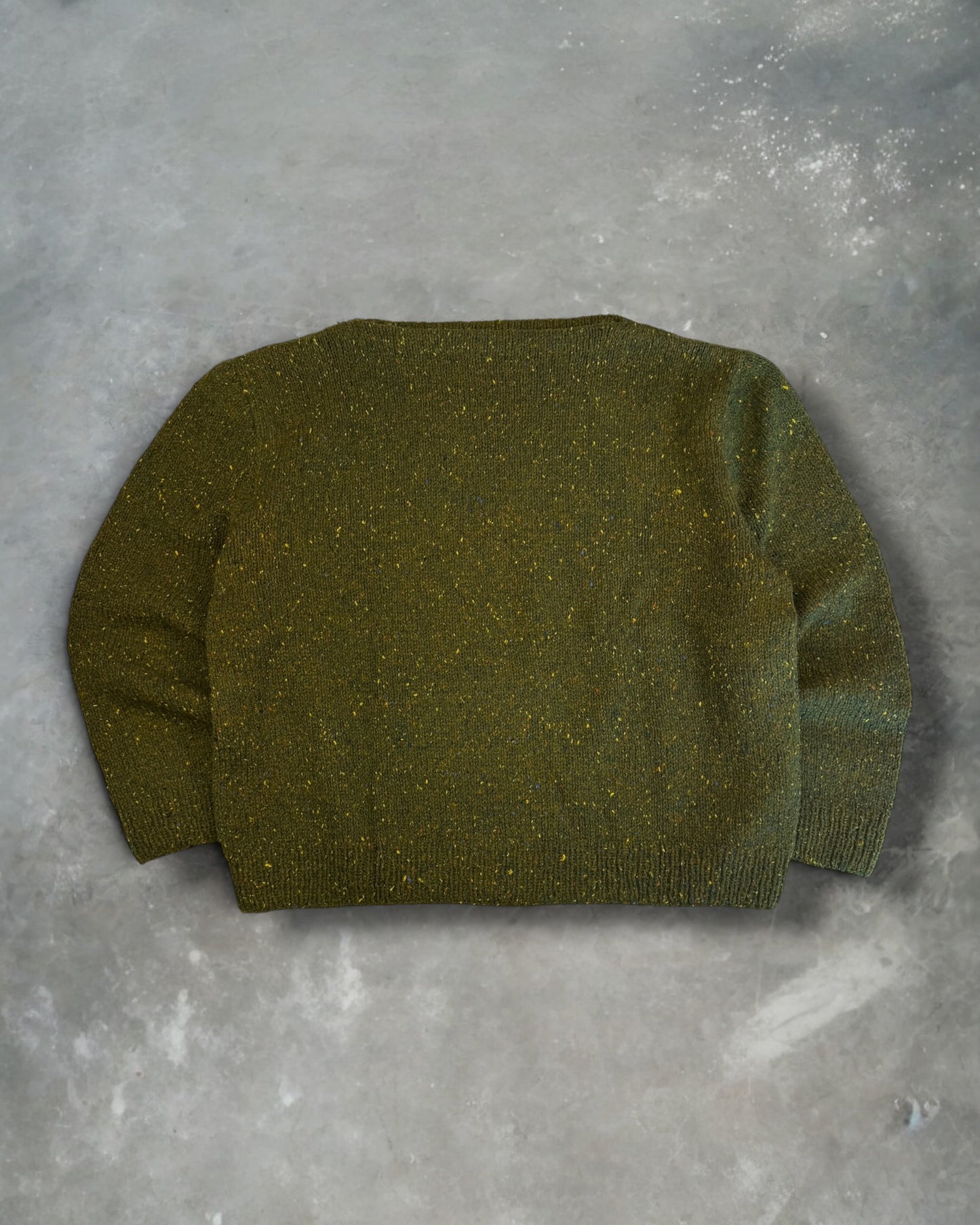 ‘60s Slit Neck Collar Sweater Sz. L